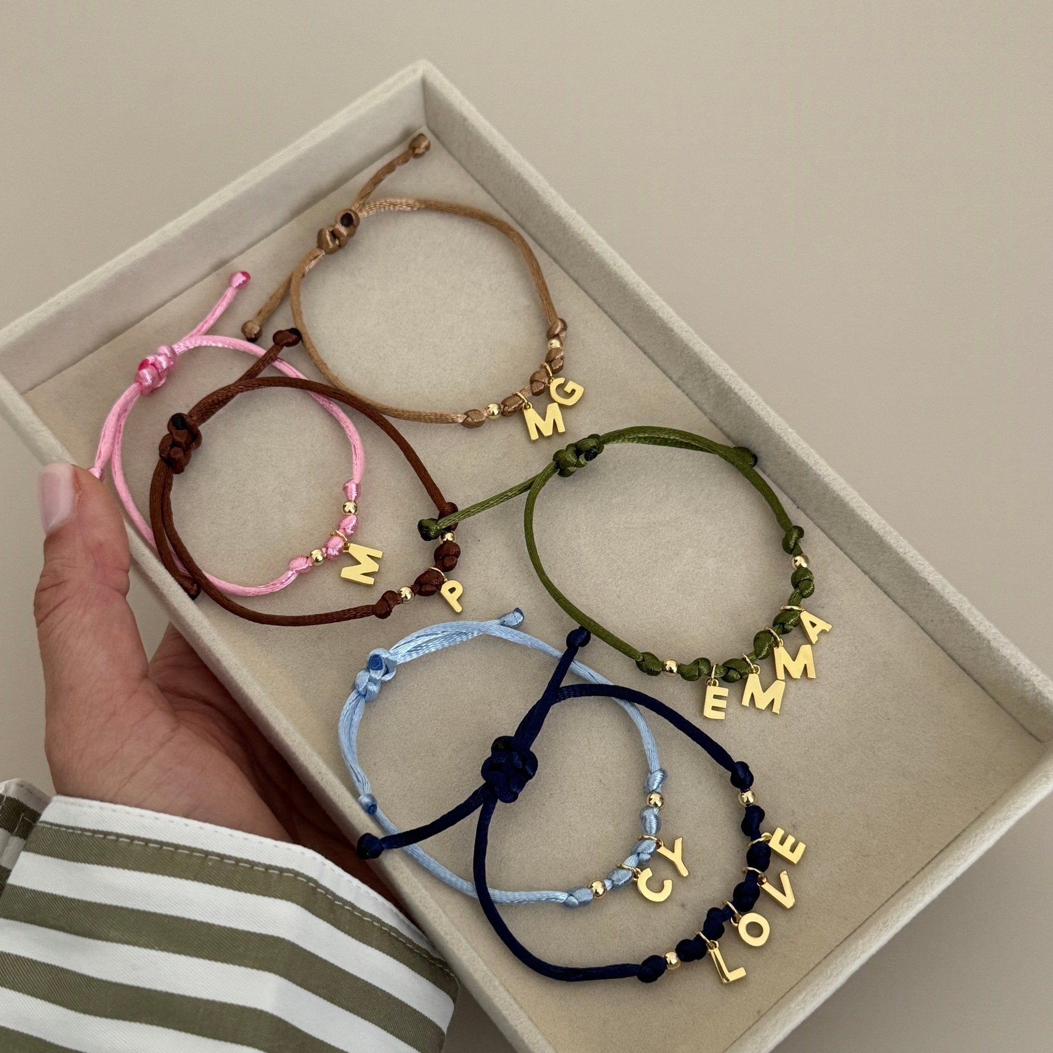 Personalized Cord Bracelet - Custom Necklace | LimaLimón Store - 8