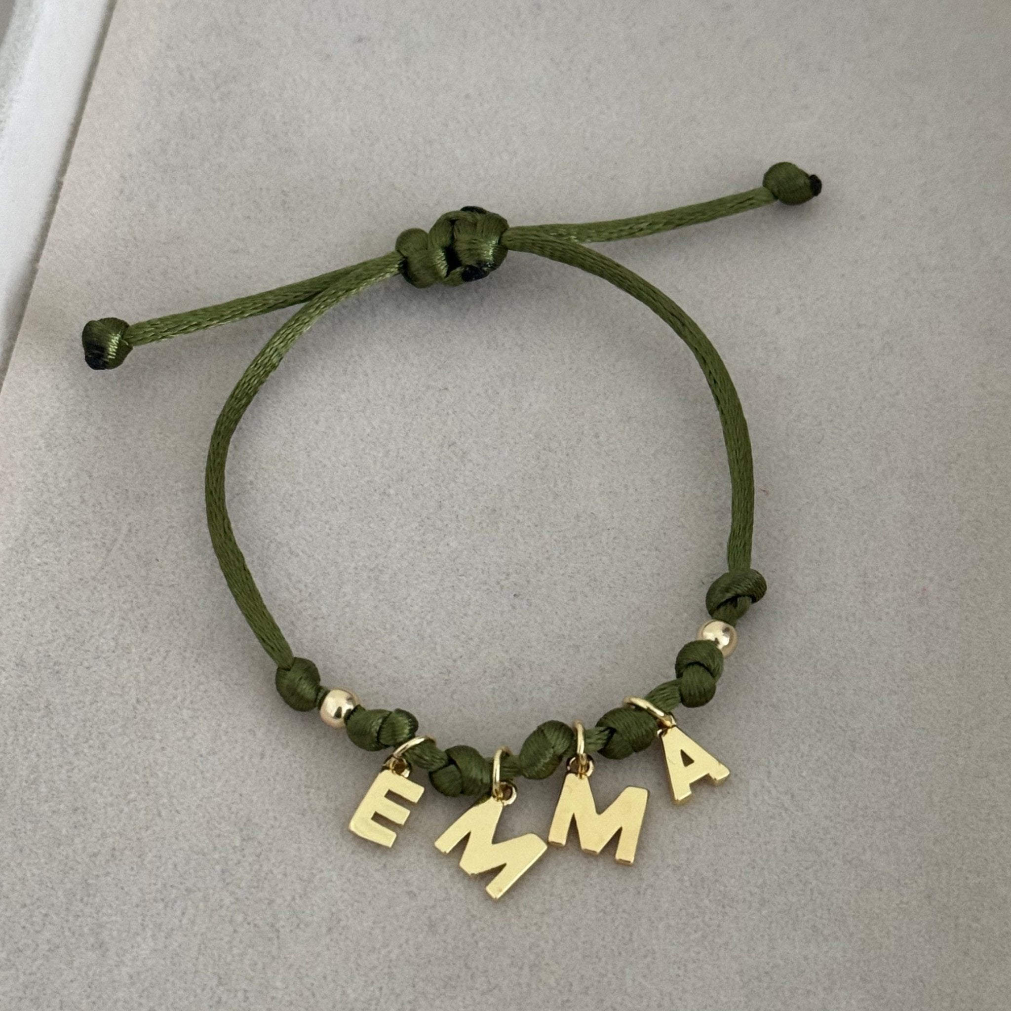 Personalized Cord Bracelet - Custom Necklace | LimaLimón Store - 5