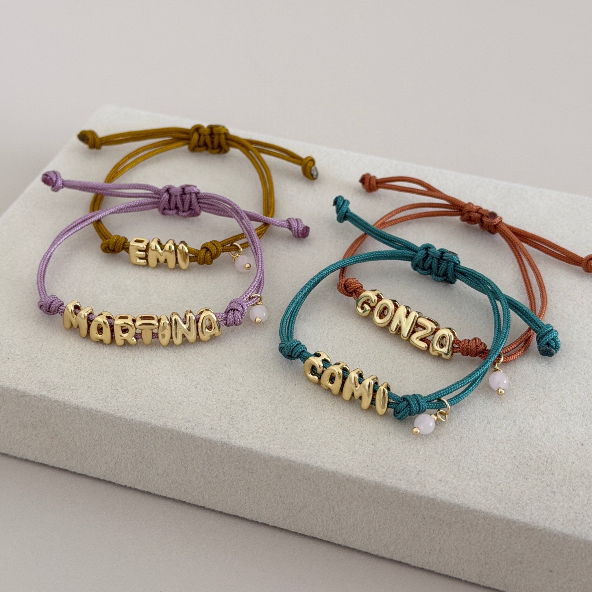 Personalized Cord Bracelet - Custom Necklace | LimaLimón Store - 11