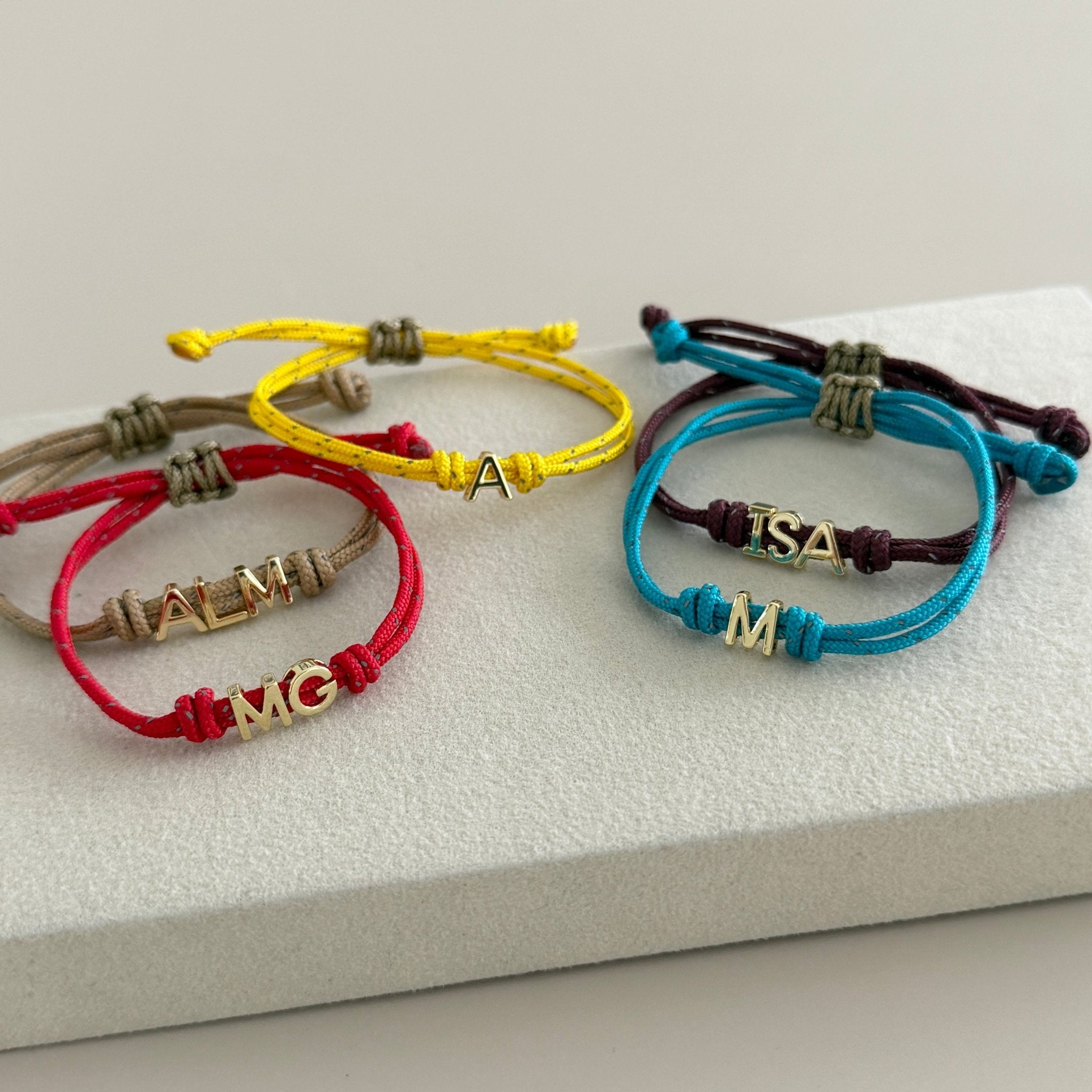 Personalized Cord Bracelet - Custom Necklace | LimaLimón Store - 1
