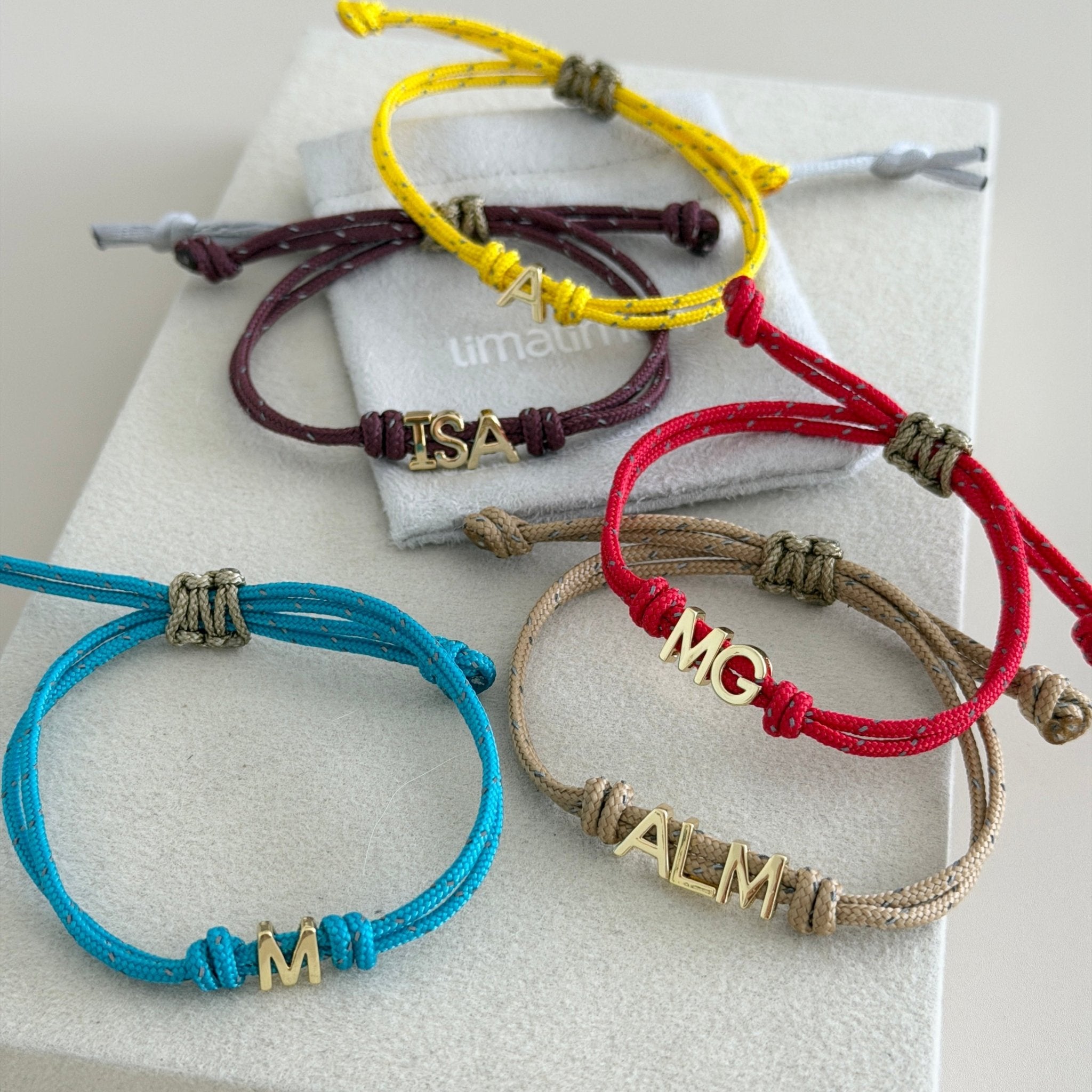 Personalized Cord Bracelet - Custom Necklace | LimaLimón Store - 8