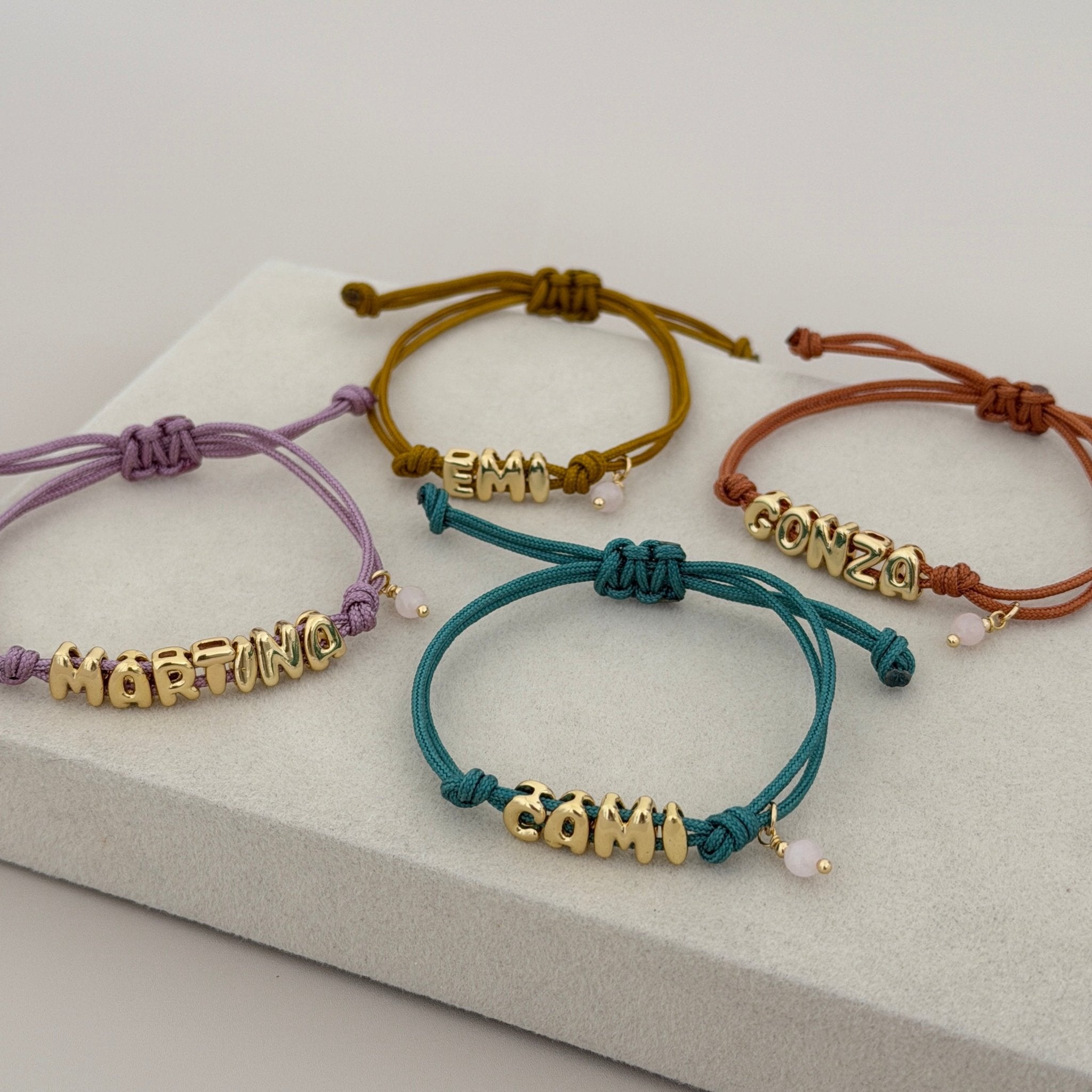 Personalized Cord Bracelet - Custom Necklace | LimaLimón Store - 10