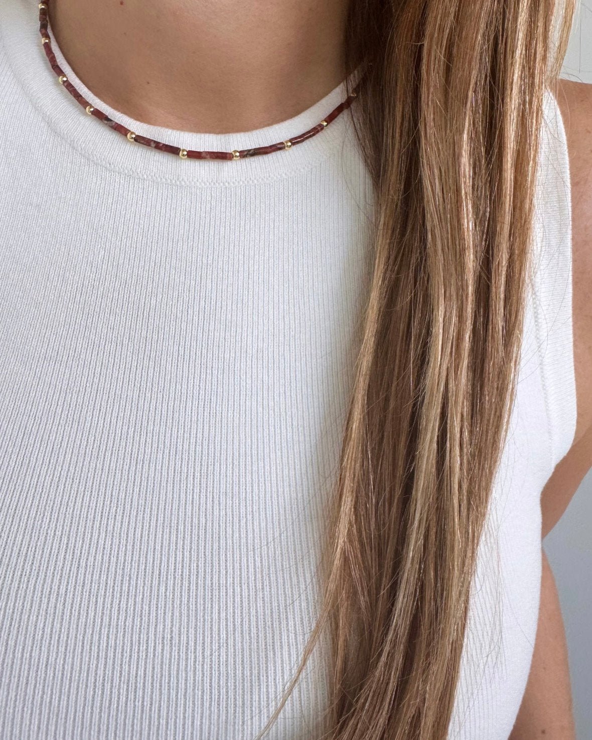 Puka bead Necklace - Necklaces | LimaLimón Store - 2