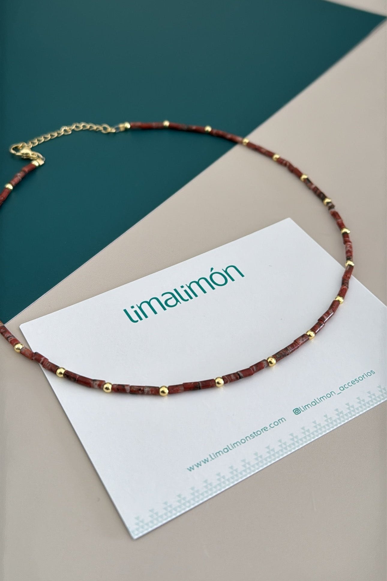 Puka bead Necklace - Necklaces | LimaLimón Store - 6