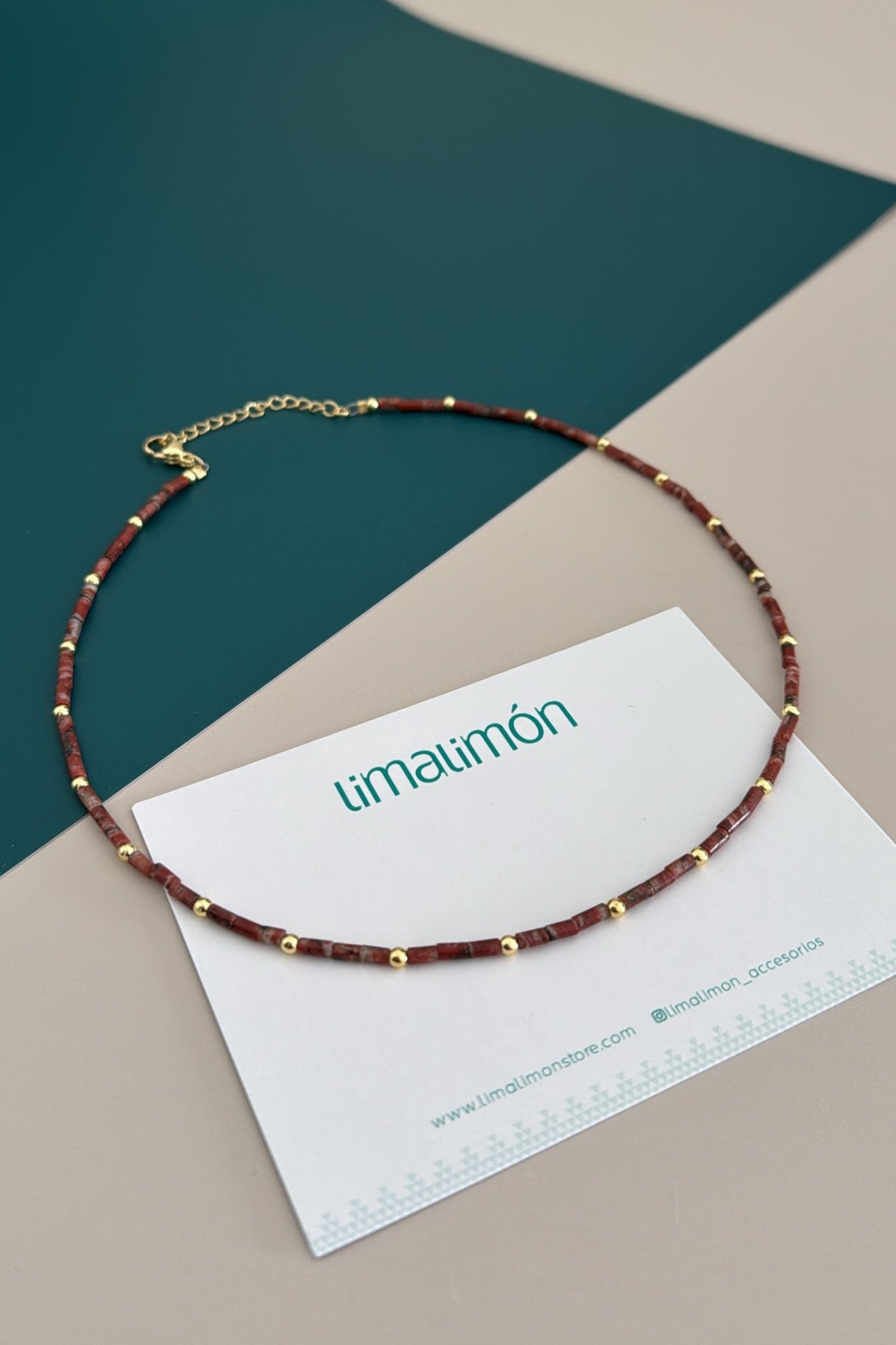 Puka bead Necklace - Necklaces | LimaLimón Store - 4