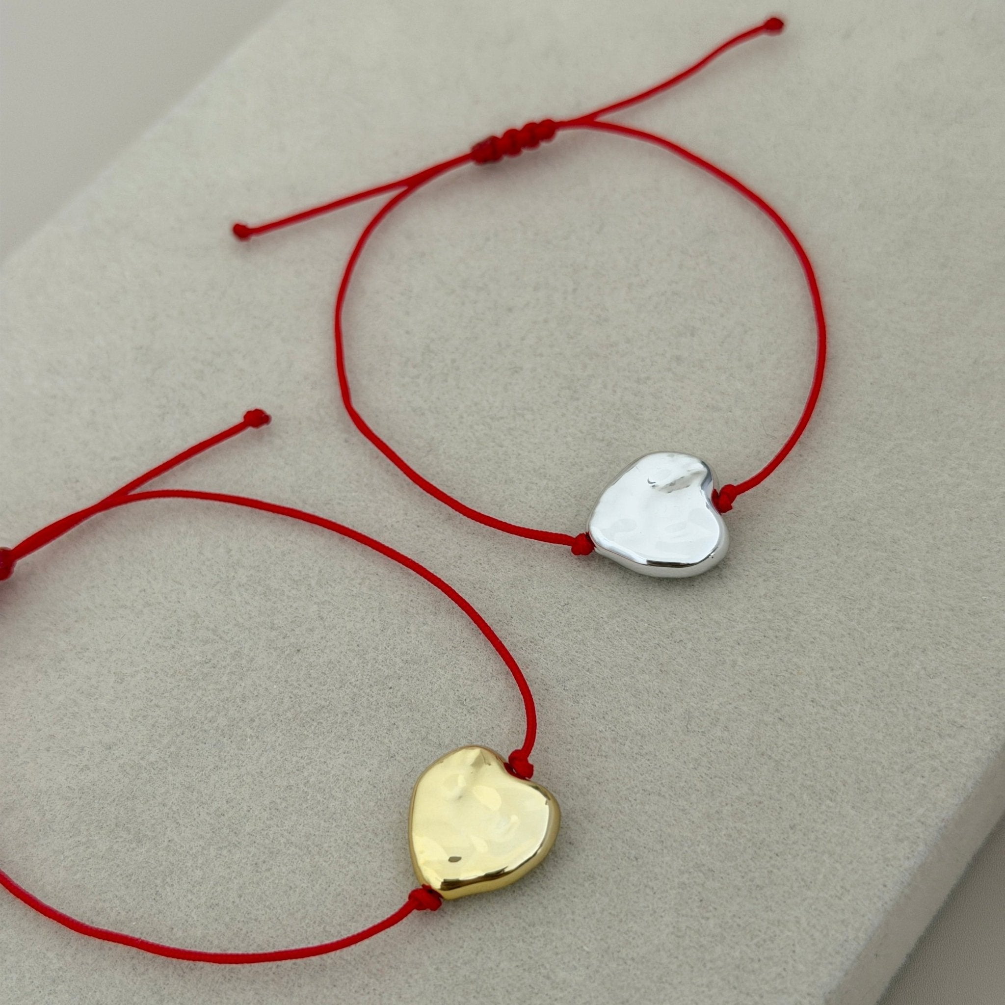 Red Heart Adjustable Bracelet - Bracelets | LimaLimón Store - 5