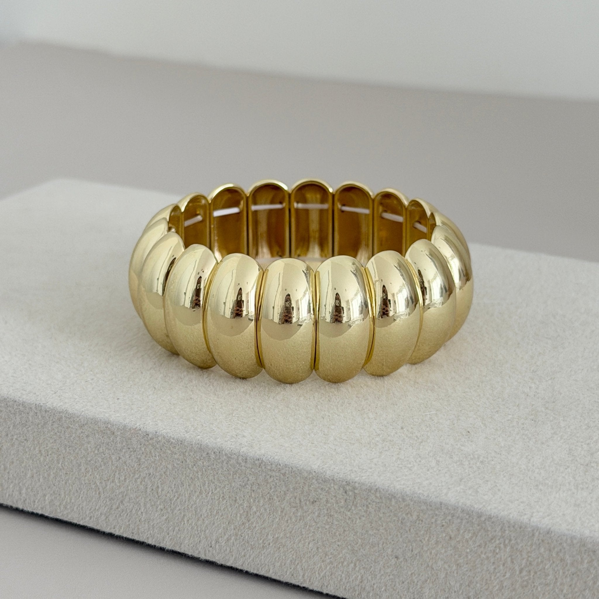 Ribbed Stretch Bracelet - Bracelets | LimaLimón Store - 2