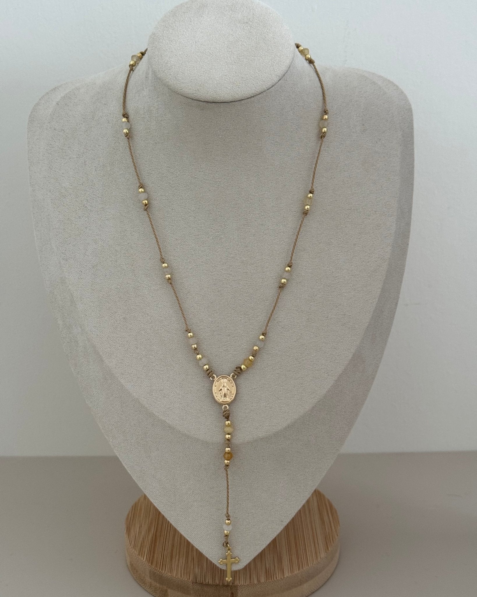 Rosary Long Necklace - Necklace | LimaLimón Store - 3