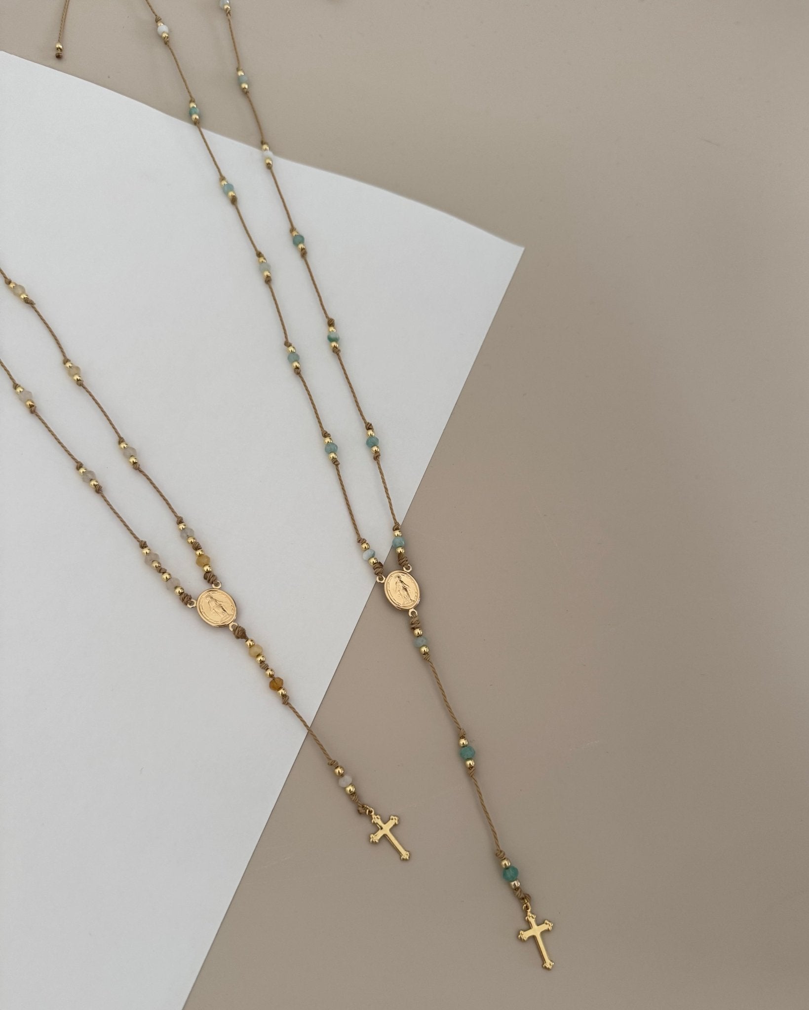 Rosary Long Necklace - Necklace | LimaLimón Store - 6