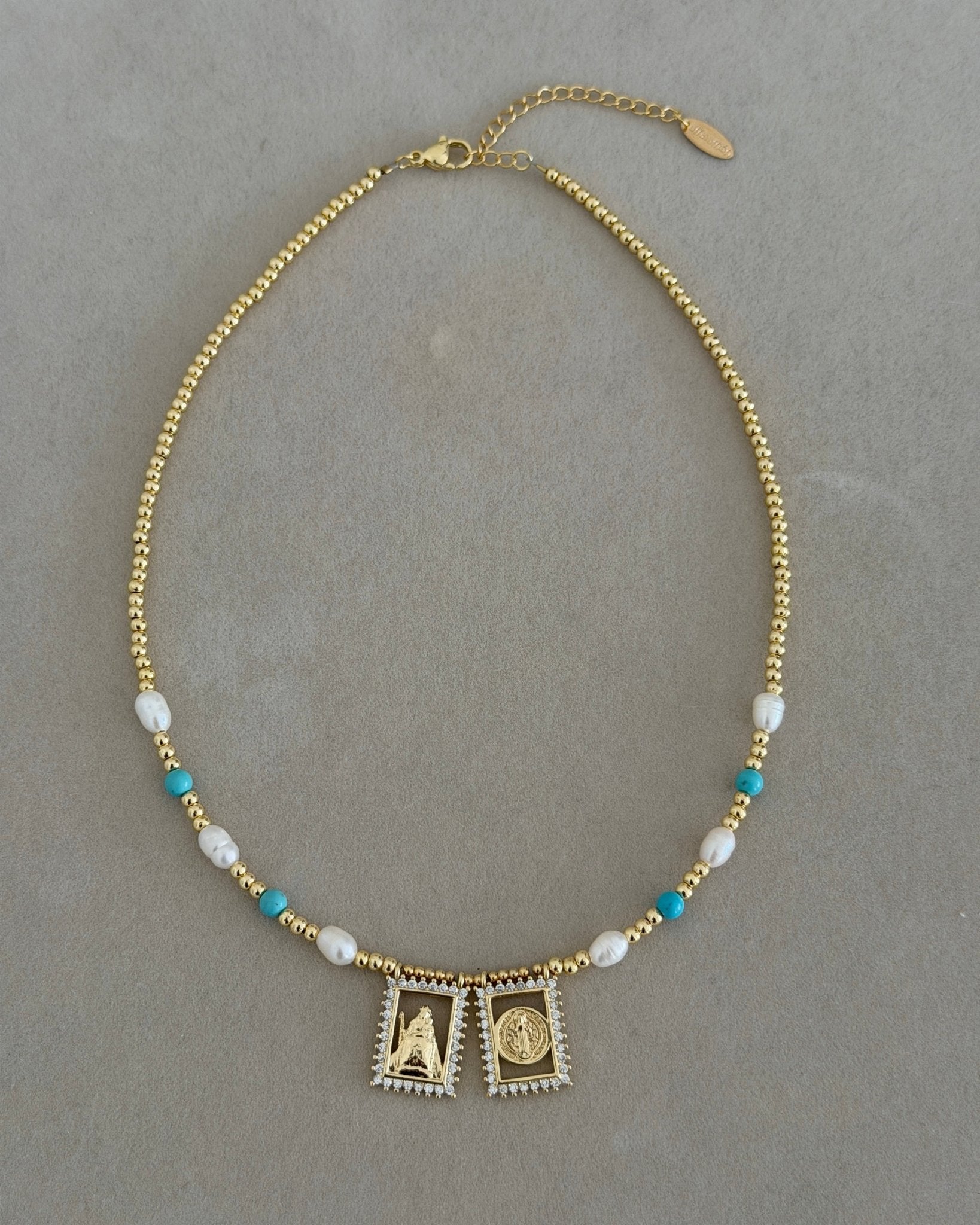 Sacred Charms Beaded Necklace - Necklace | LimaLimón Store - 1