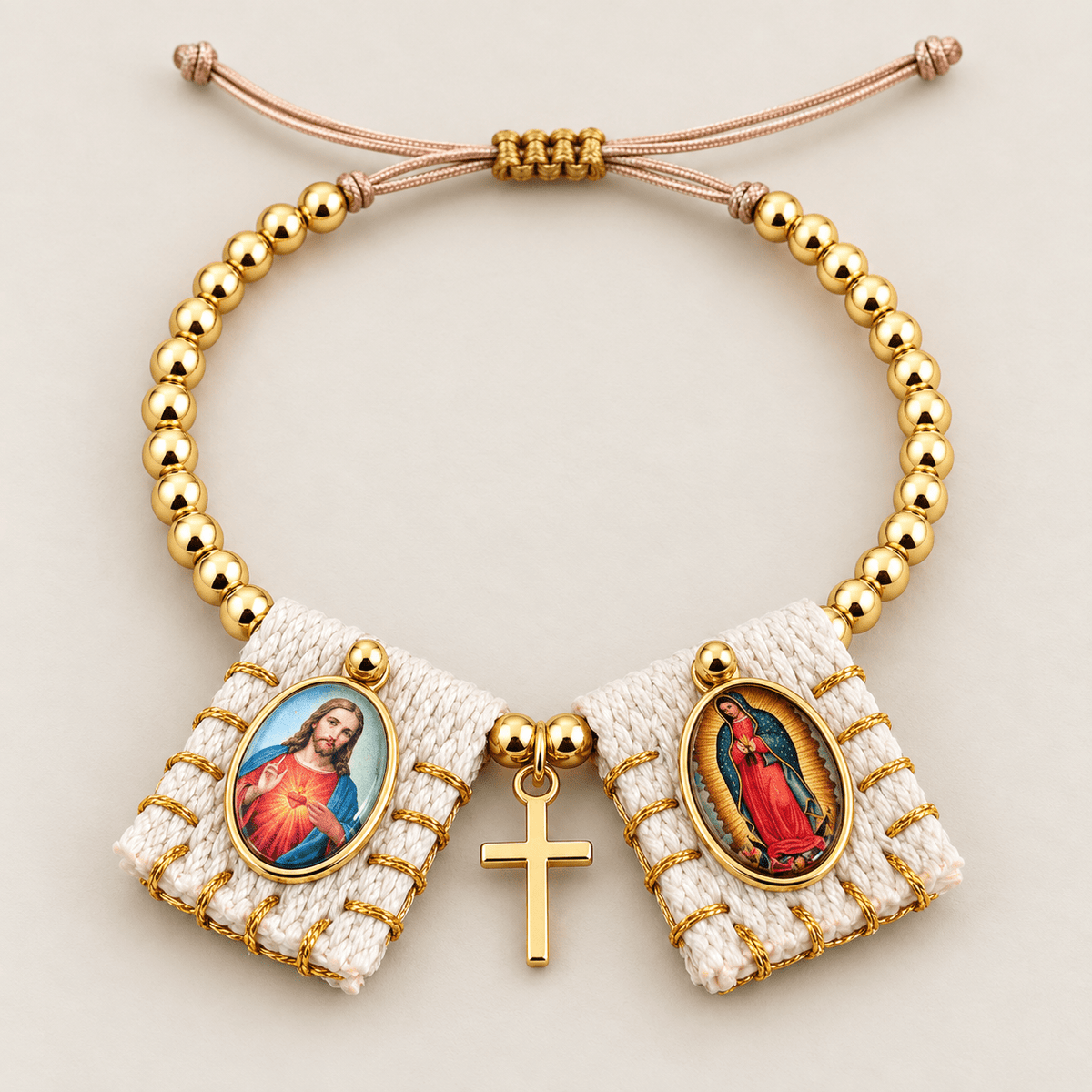 Sacred Heart & Guadalupe Bracelet - Bracelets | LimaLimón Store - 1