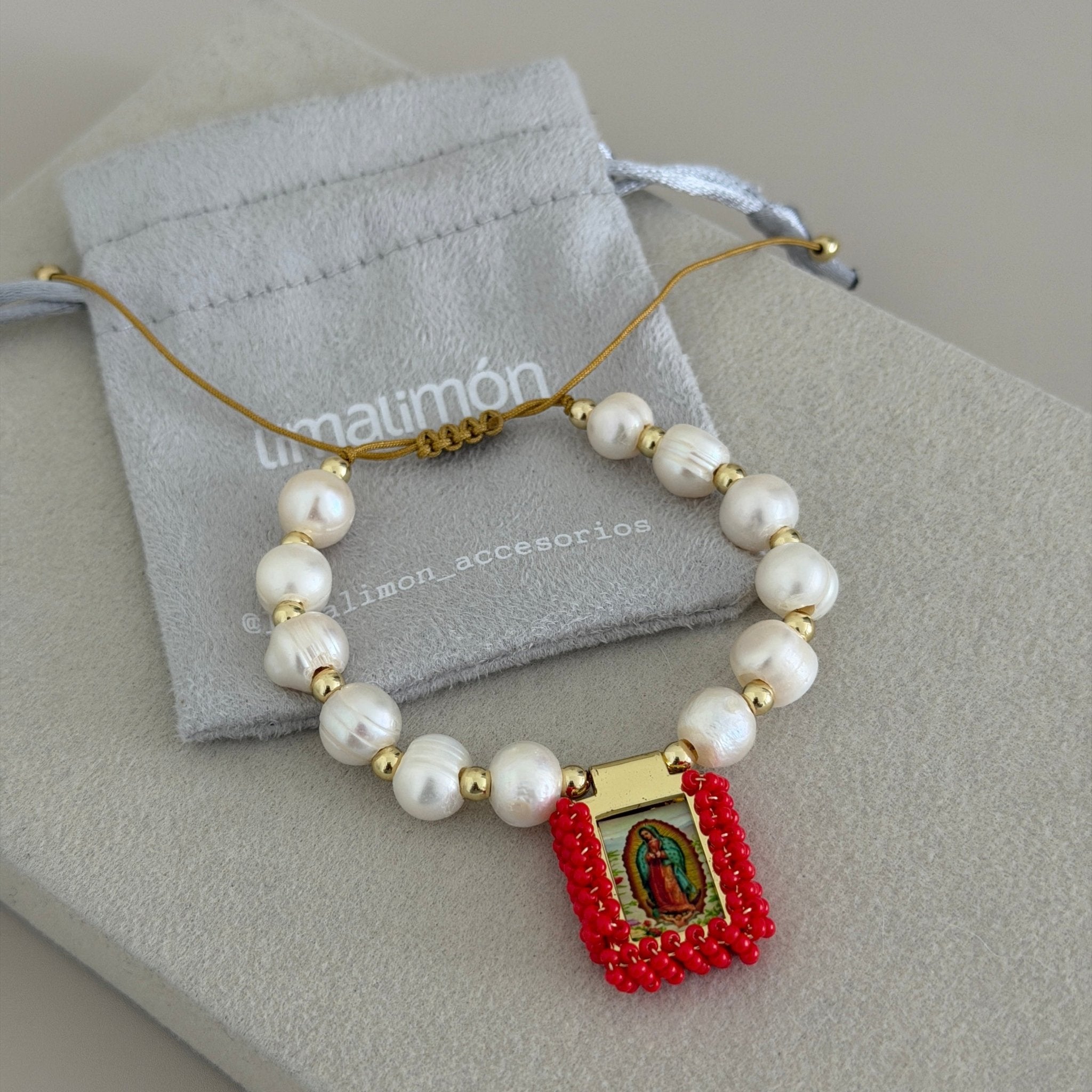 Sacred Pearl Charm Bracelet - Bracelet | LimaLimón Store - 3