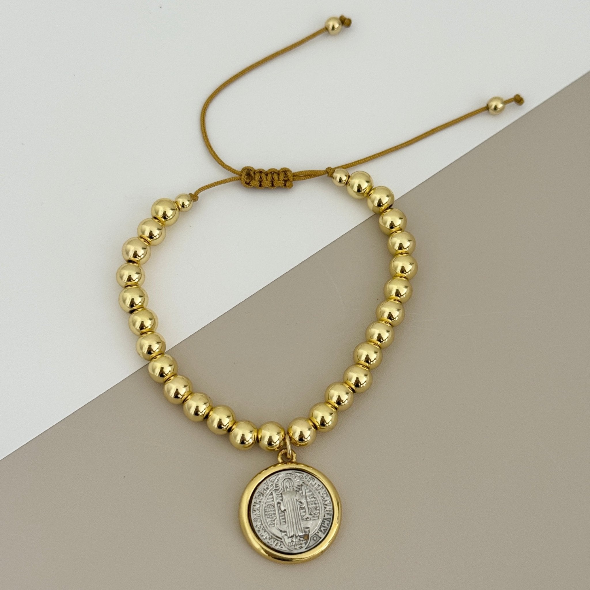 Saint Benedict Beaded Bracelet - Bracelets | LimaLimón Store - 1