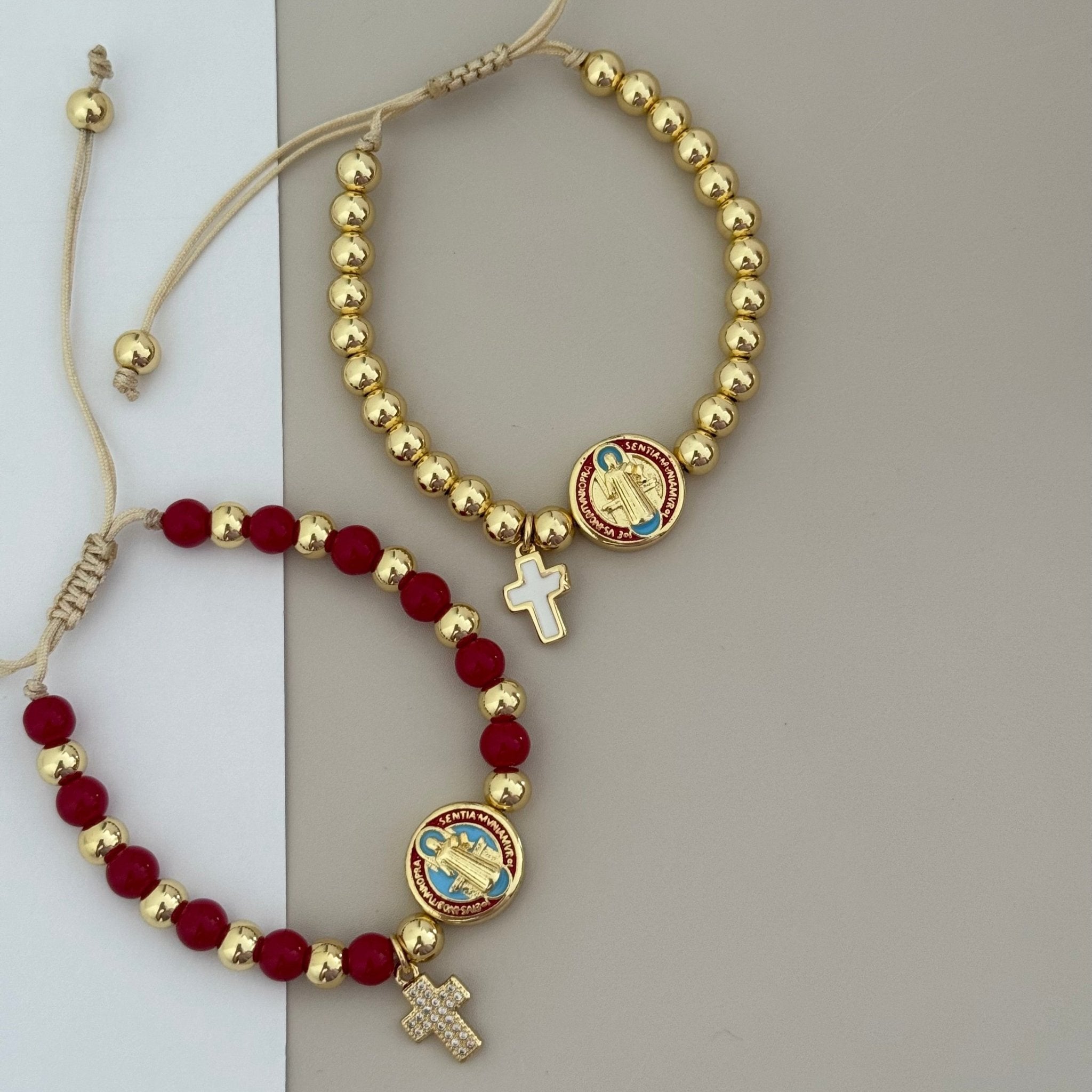 San Benito and Cross Bracelet - Bracelets | LimaLimón Store - 7