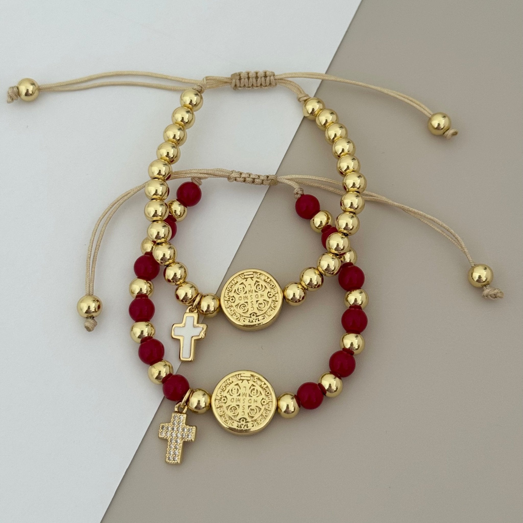San Benito and Cross Bracelet - Bracelets | LimaLimón Store - 6