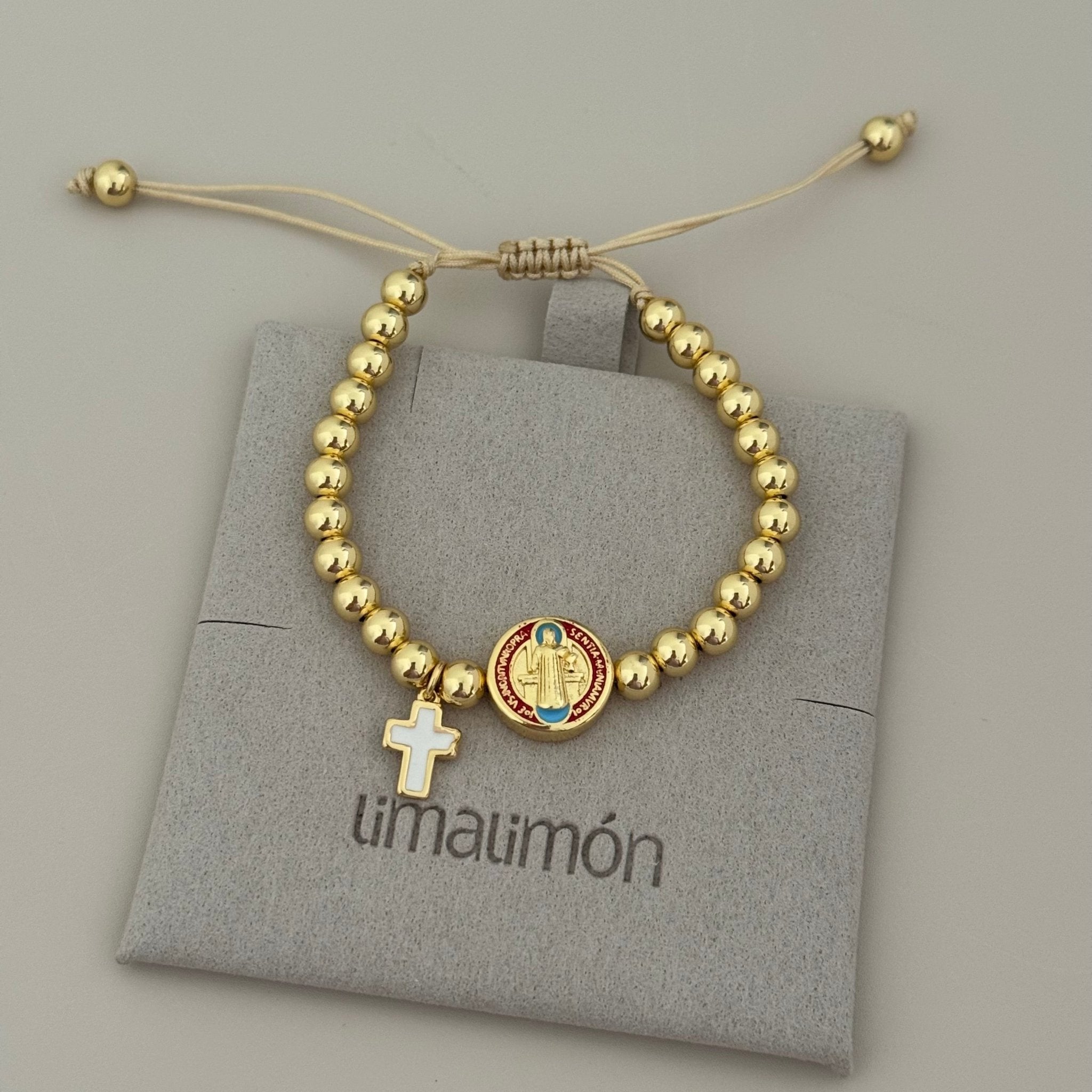 San Benito and Cross Bracelet - Bracelets | LimaLimón Store - 3