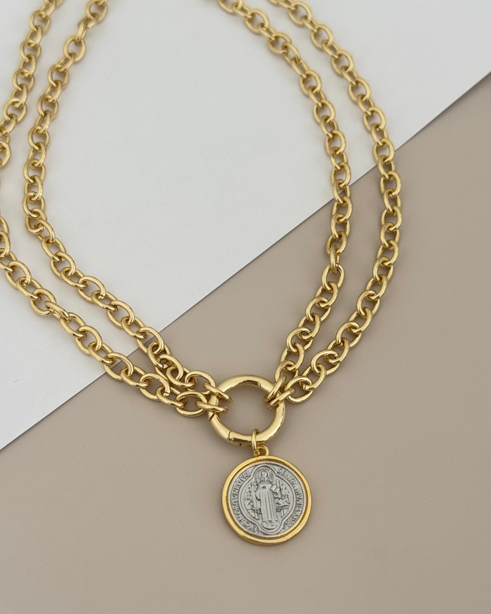 San Benito Double Chain Necklace - LimaLimón Store