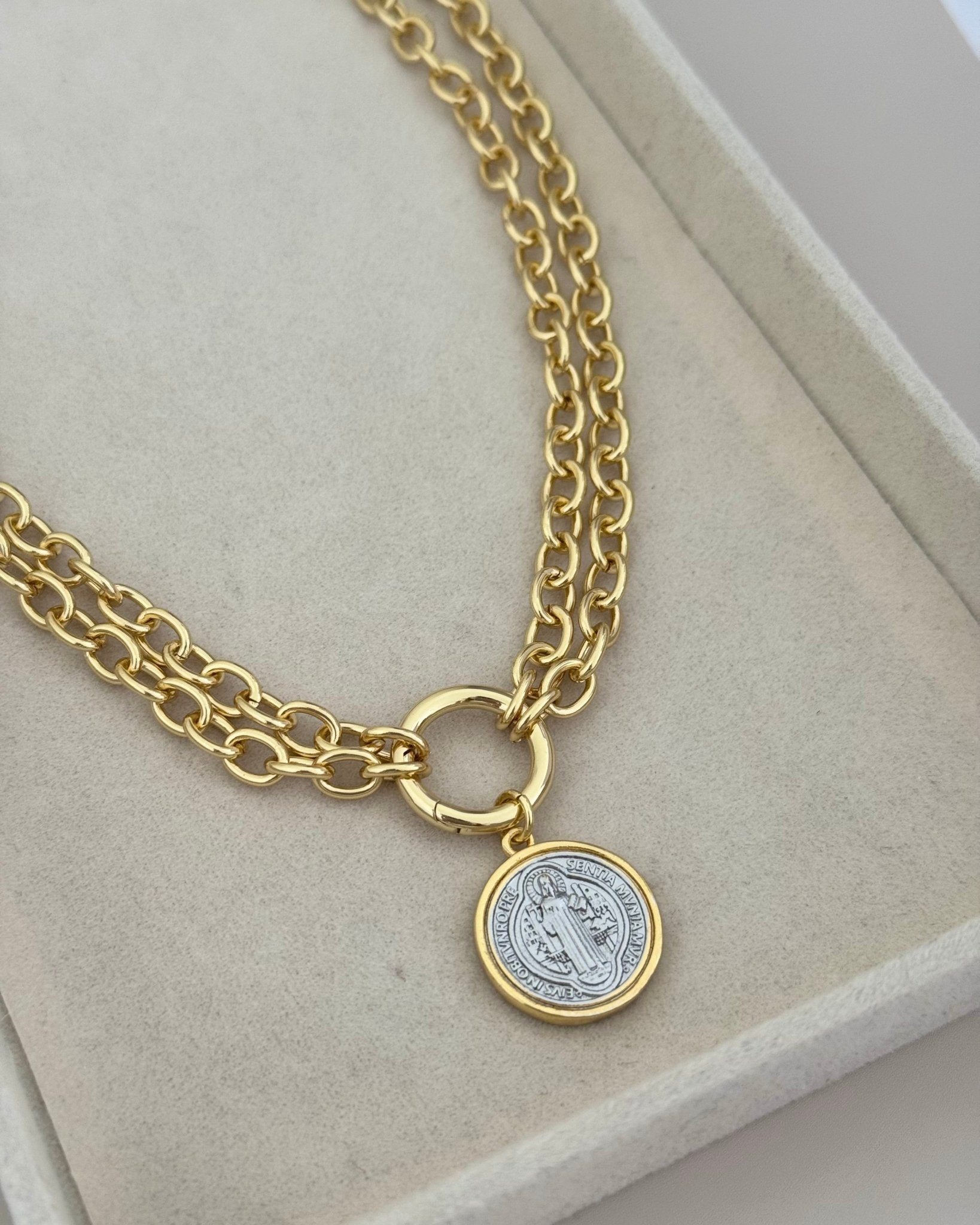 San Benito Double Chain Necklace - LimaLimón Store