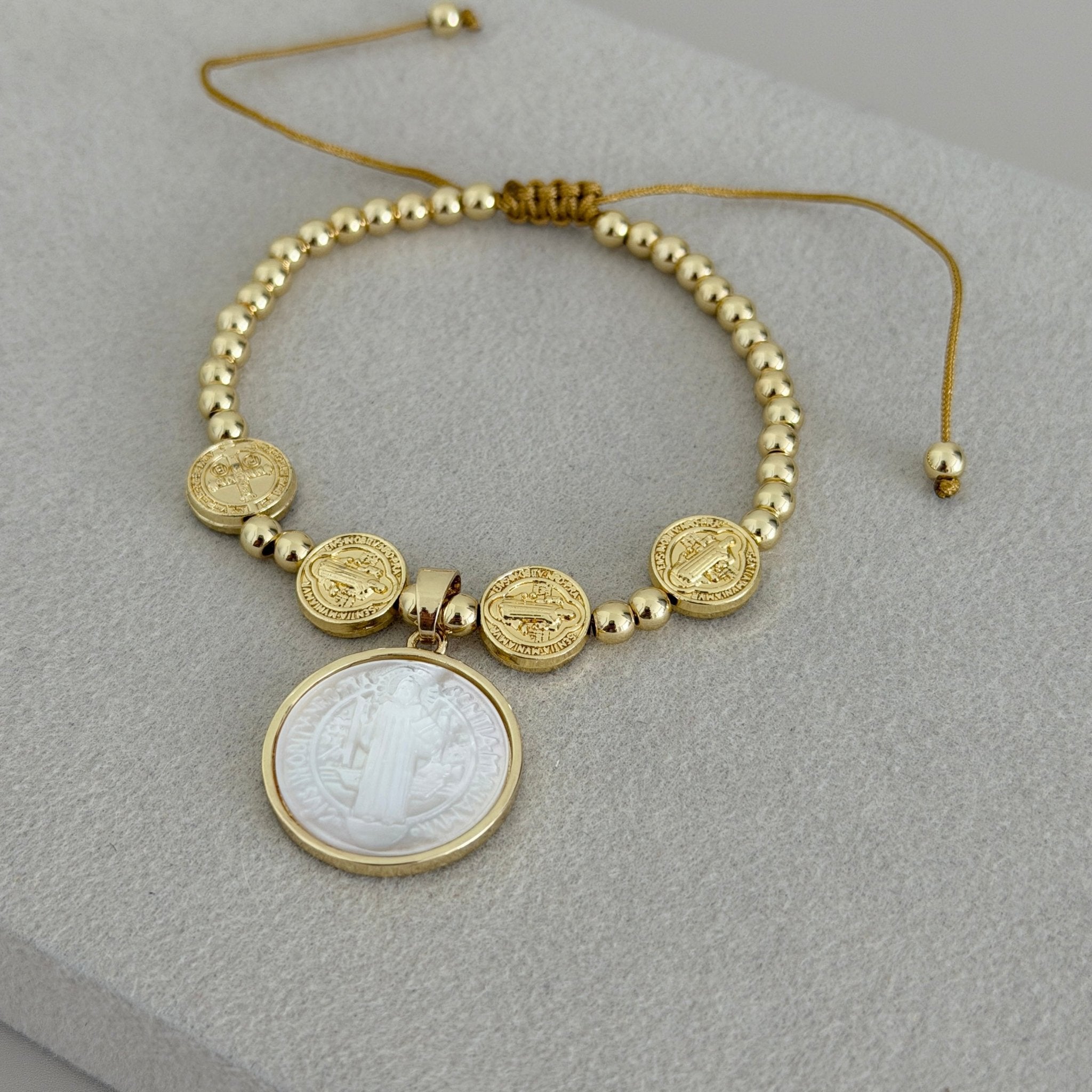 San Benito Nacre Drop Earrings - Bracelet | LimaLimón Store - 3