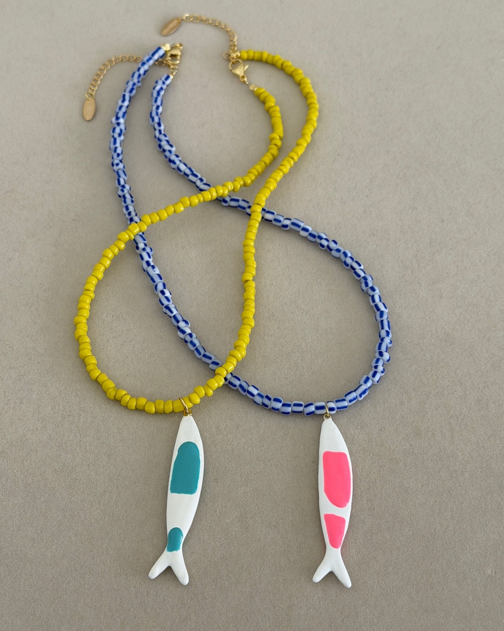 Sardine Beaded Necklace - Necklaces | LimaLimón Store - 11