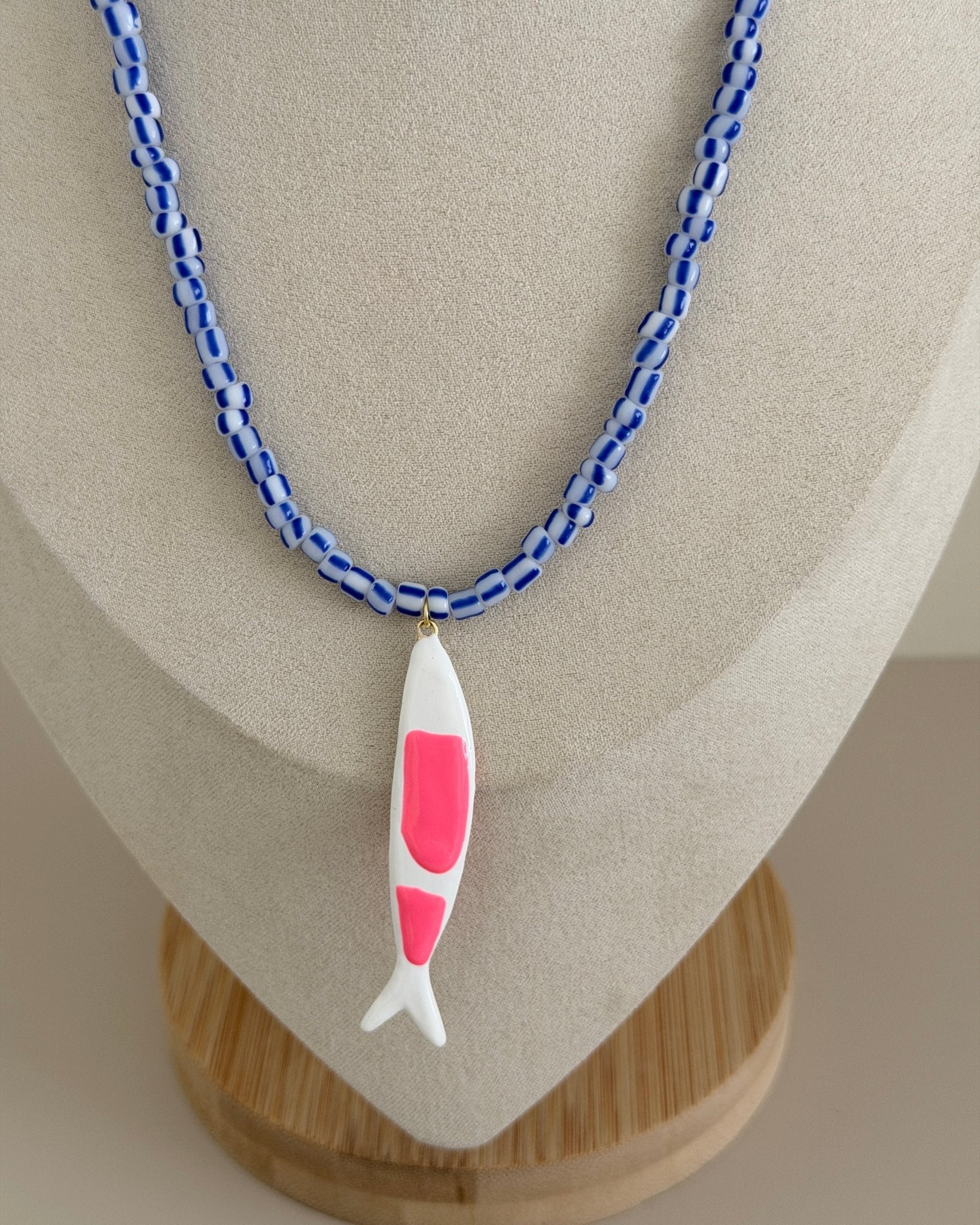 Sardine Beaded Necklace - Necklaces | LimaLimón Store - 8