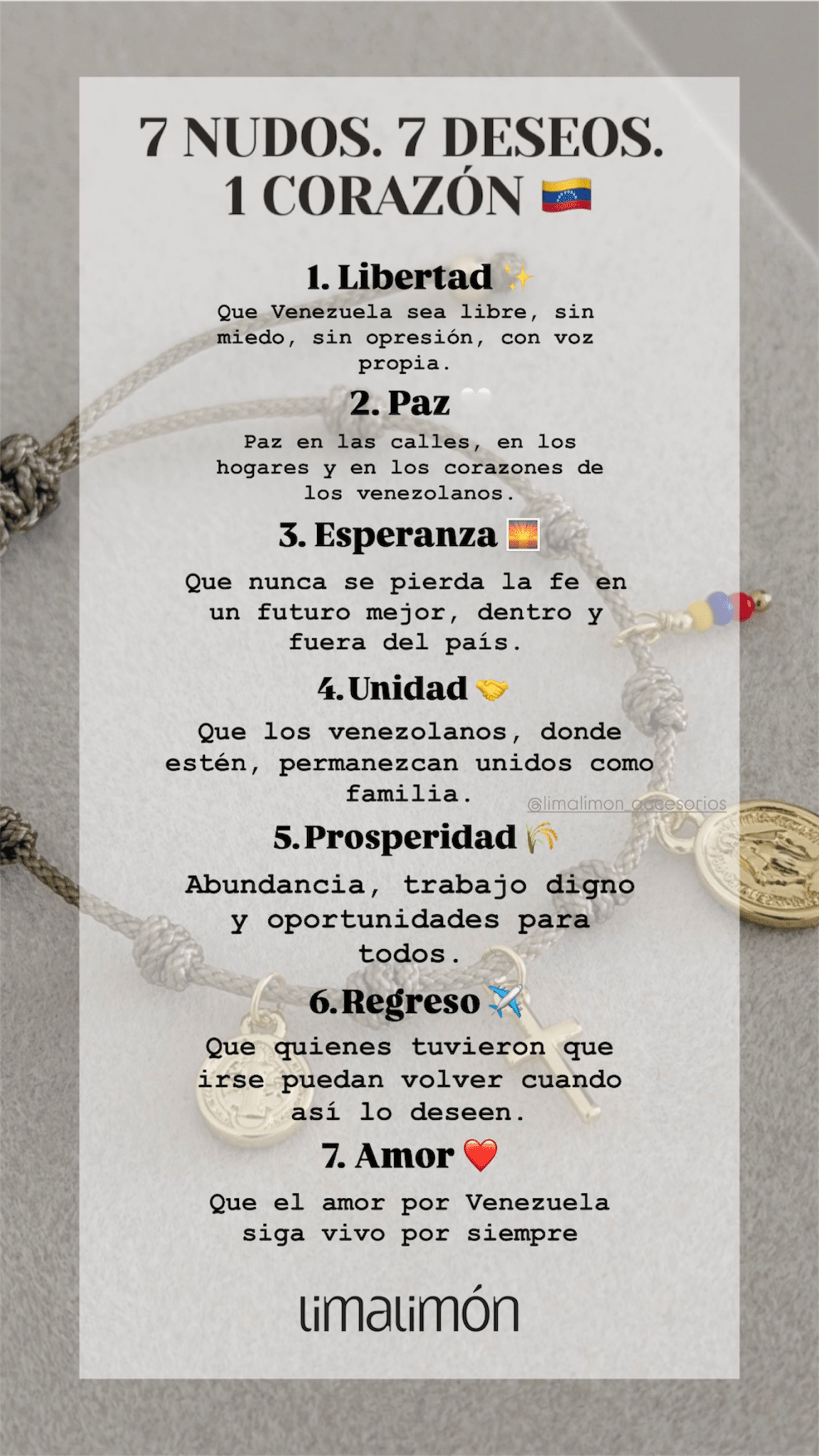 Seven Knots Necklace 🇻🇪 Venezuela Edition - Necklaces | LimaLimón Store - 5