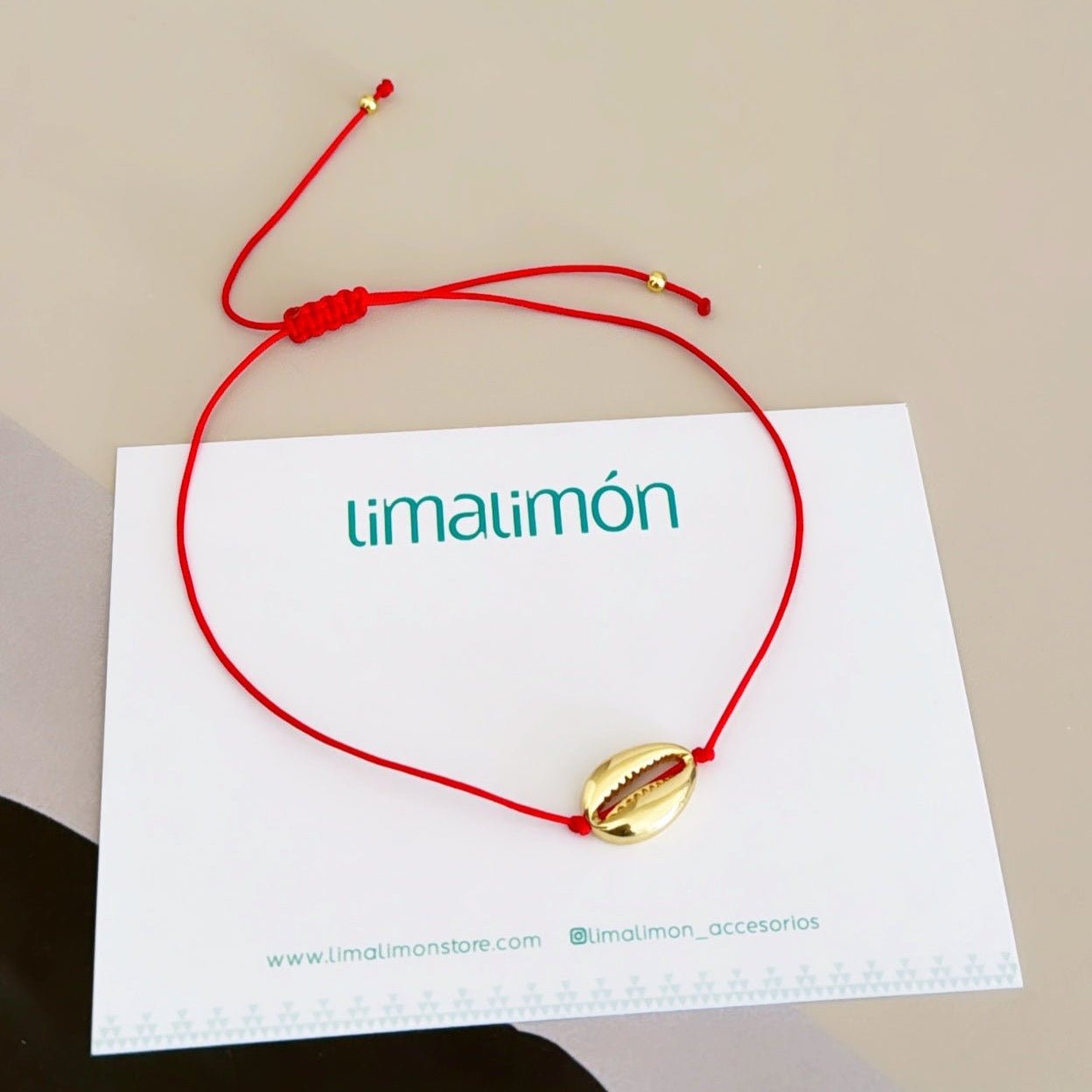 Shells Cord Anklet - Necklaces | LimaLimón Store - 2