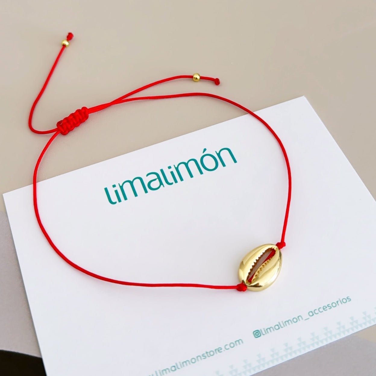 Shells Cord Anklet - Necklaces | LimaLimón Store - 1