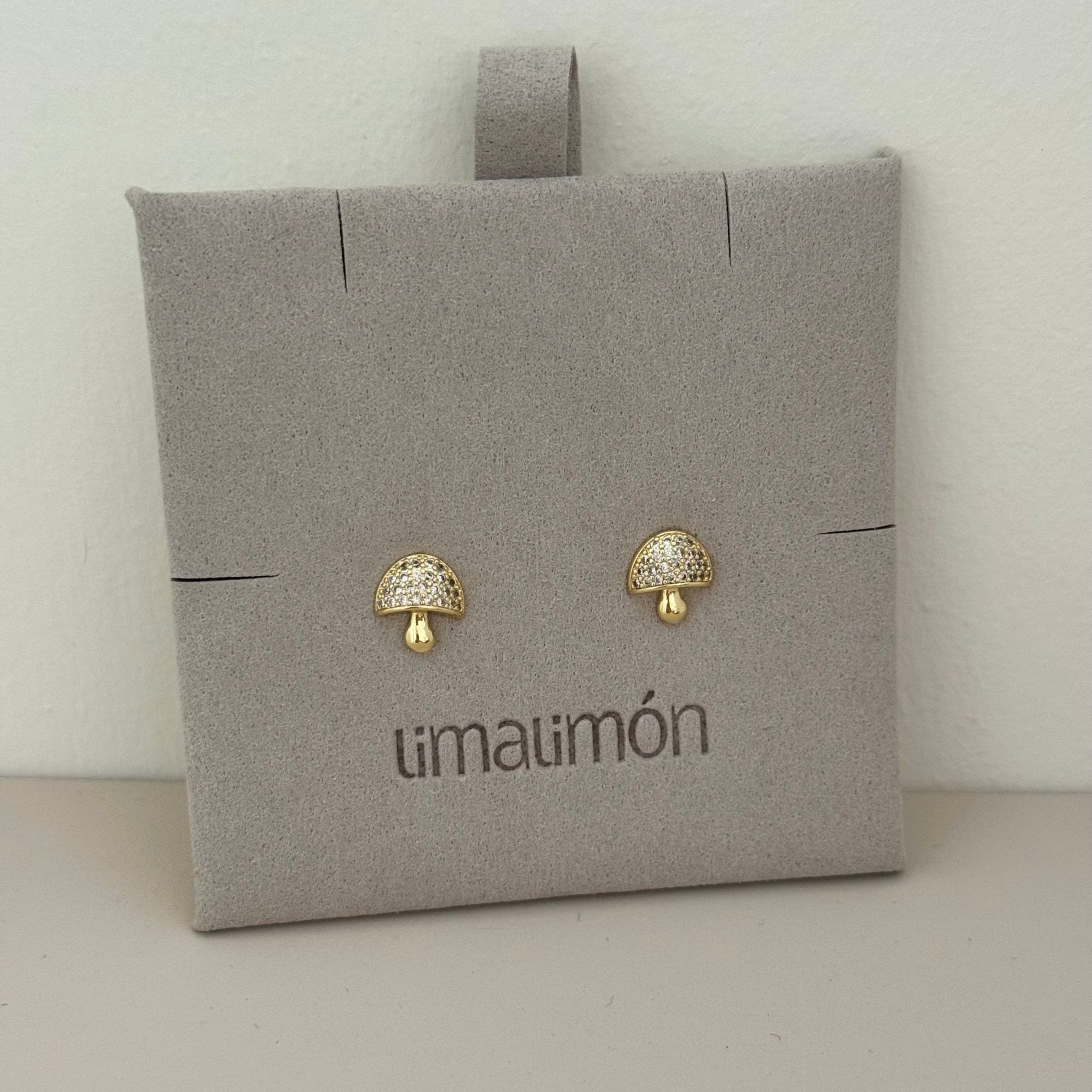 Shiny Mushroom Studs - Earring | LimaLimón Store - 3
