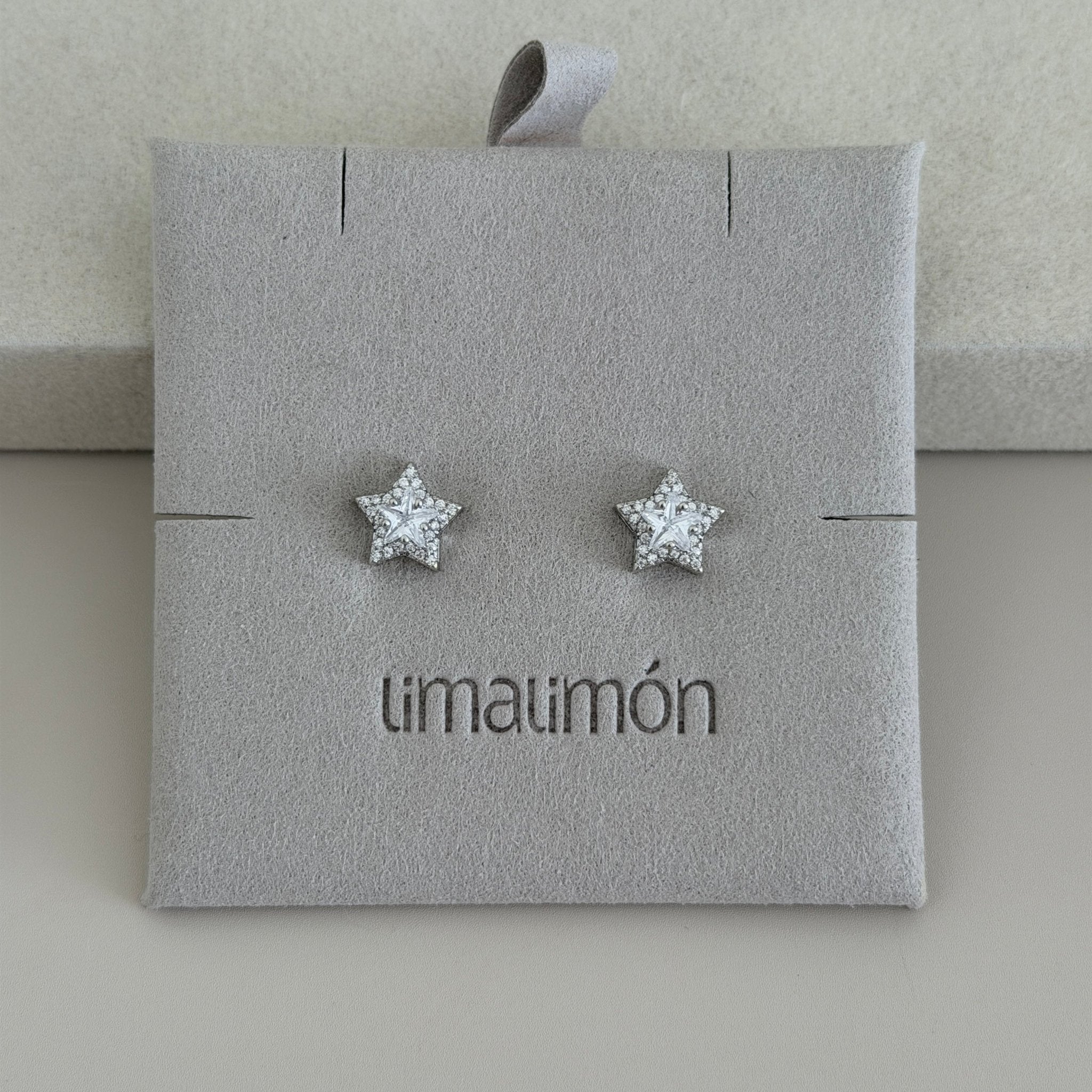 Sparkle Star Stud Earrings - Earring | LimaLimón Store - 3