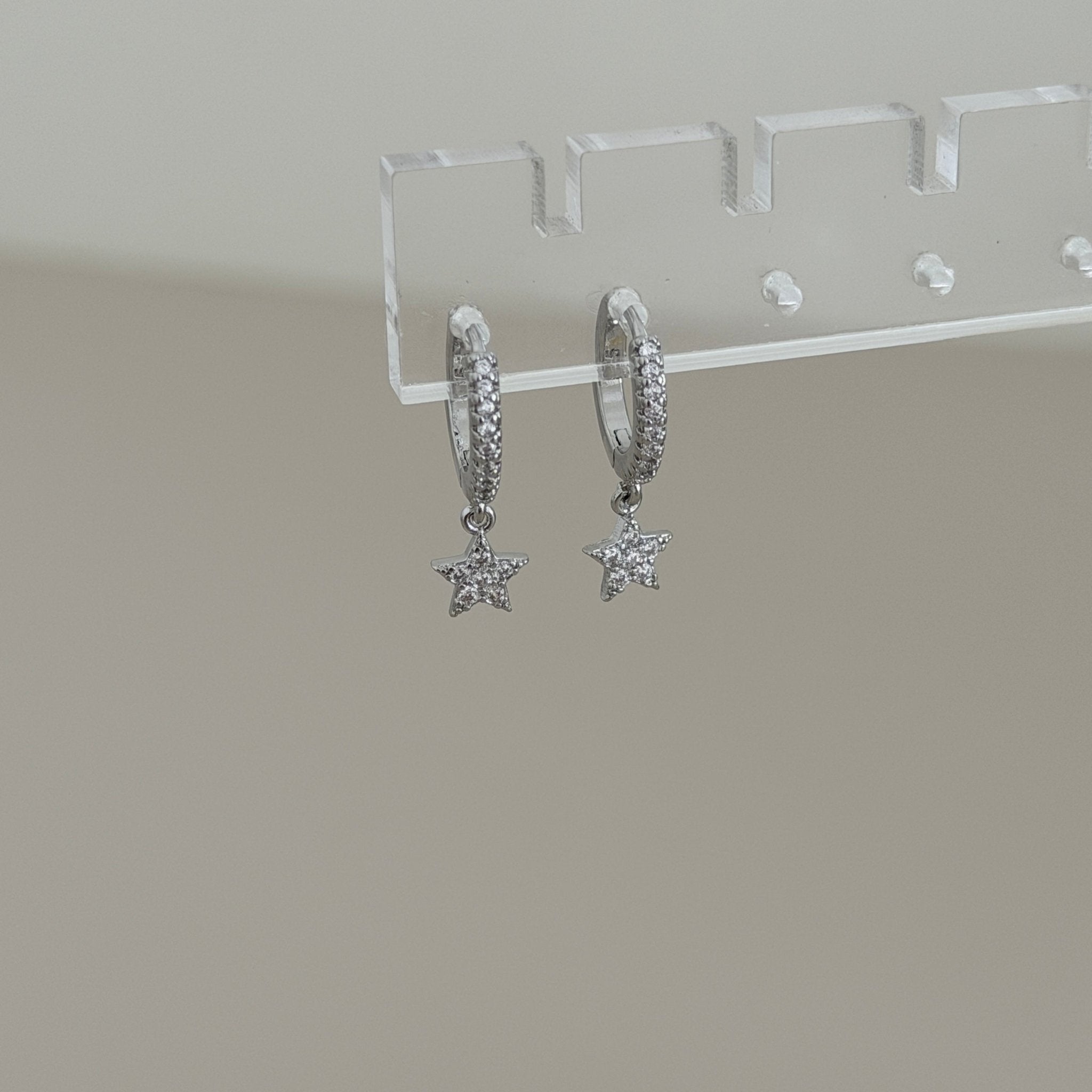 Starlight Drop Hoops - Earring | LimaLimón Store - 3