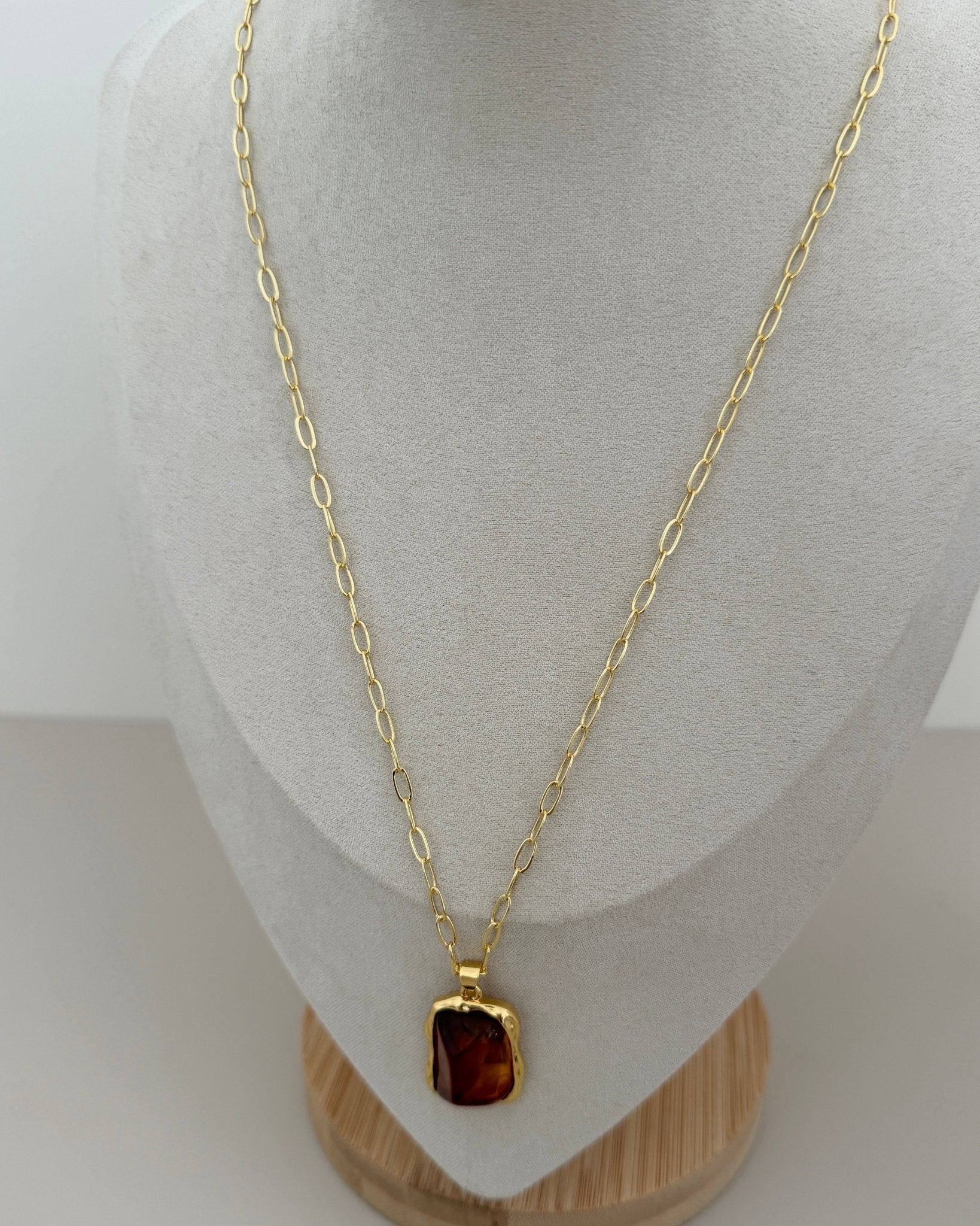 Stone Pendant Necklace - Necklace | LimaLimón Store - 2