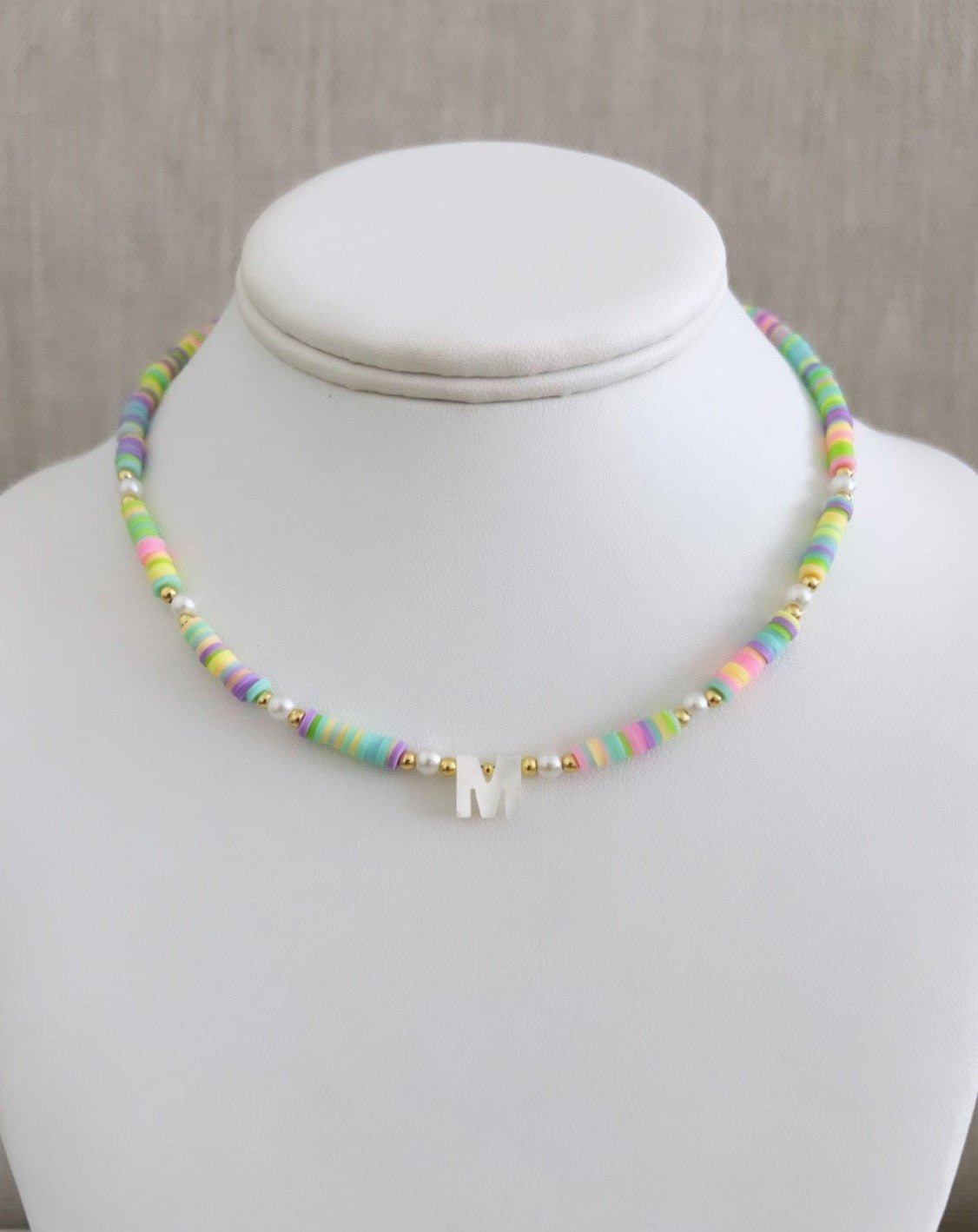 Summer Initial Necklace - Necklace | LimaLimón Store - 1
