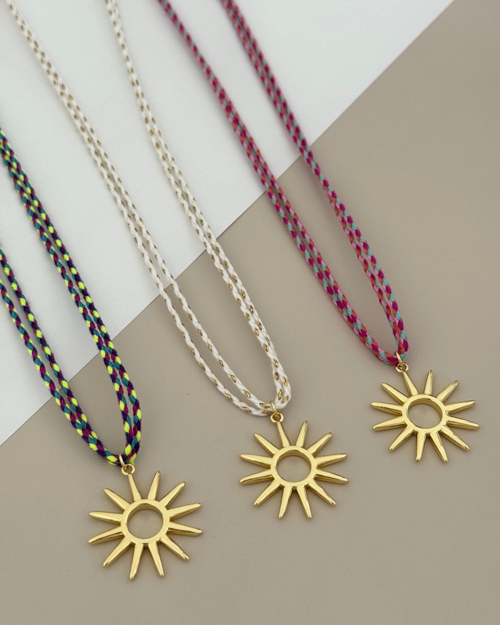 Sun Cord Necklace - Necklace | LimaLimón Store - 8