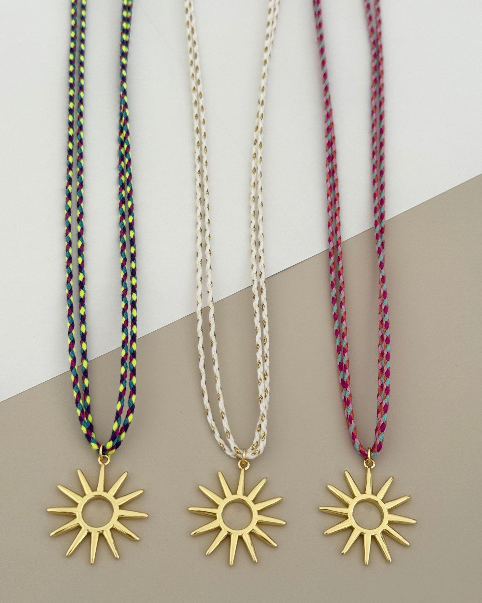 Sun Cord Necklace - Necklace | LimaLimón Store - 1