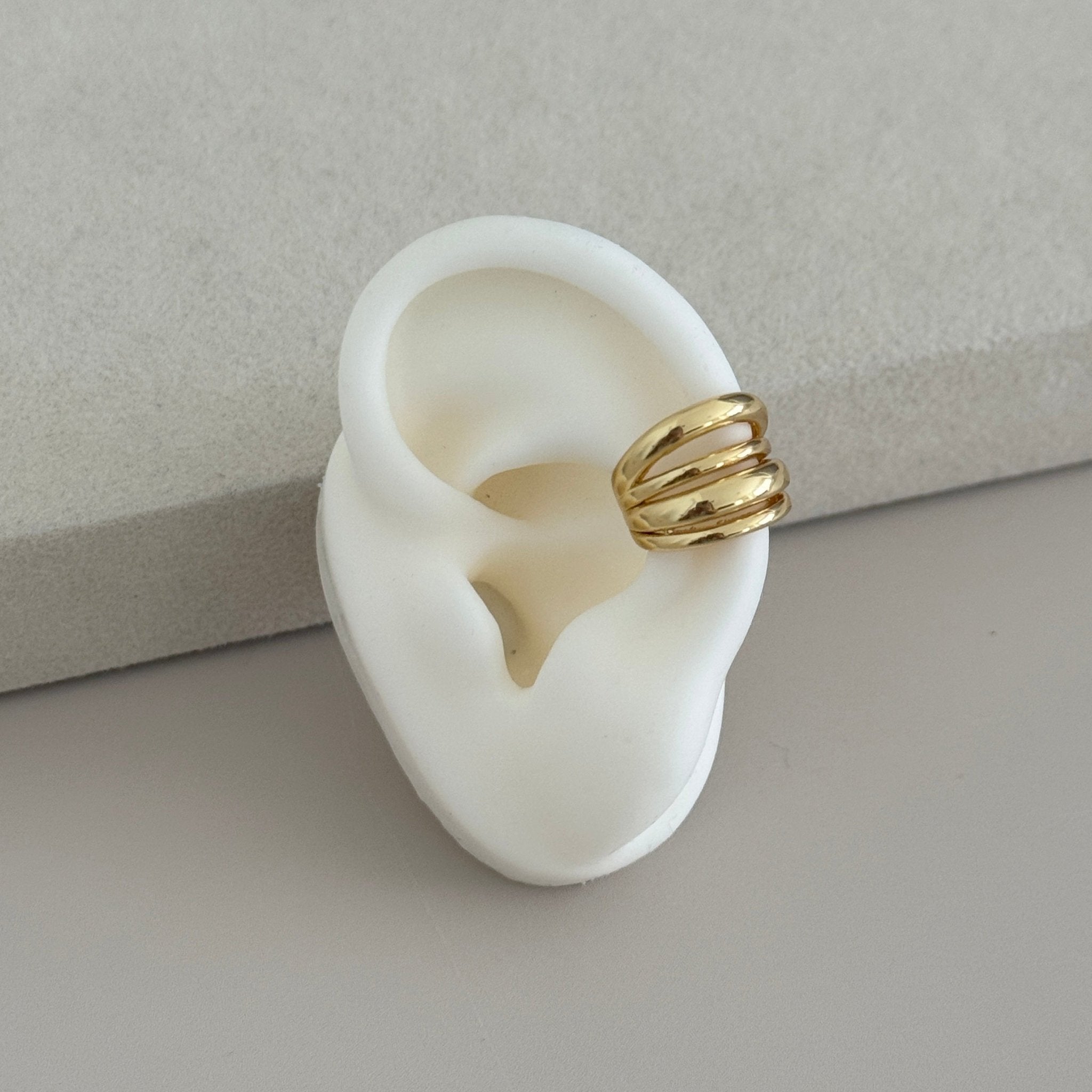 Triple Band Adjustable Ear Cuff (Single Piece) - Earring | LimaLimón Store - 3