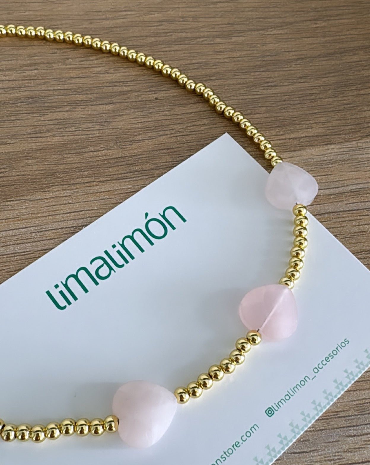 Triple Hearts Necklace - Necklaces | LimaLimón Store - 2