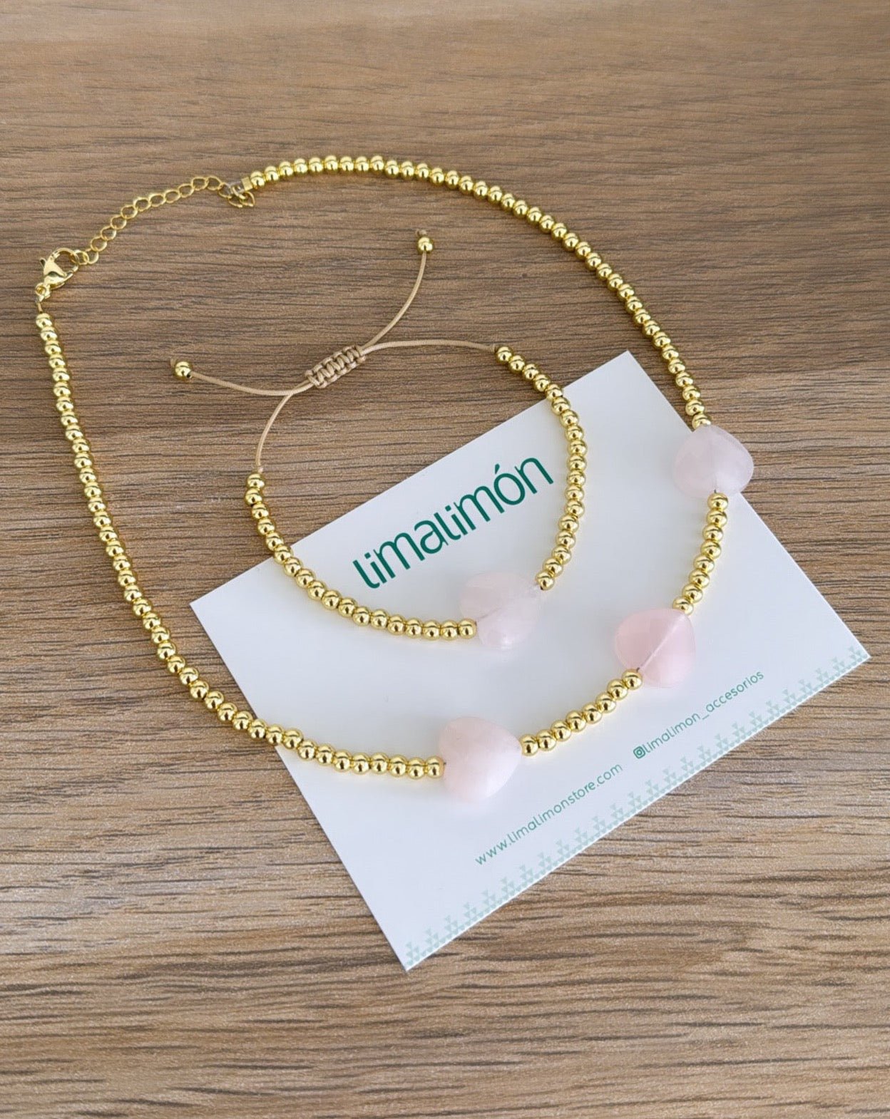 Triple Hearts Necklace - Necklaces | LimaLimón Store - 3