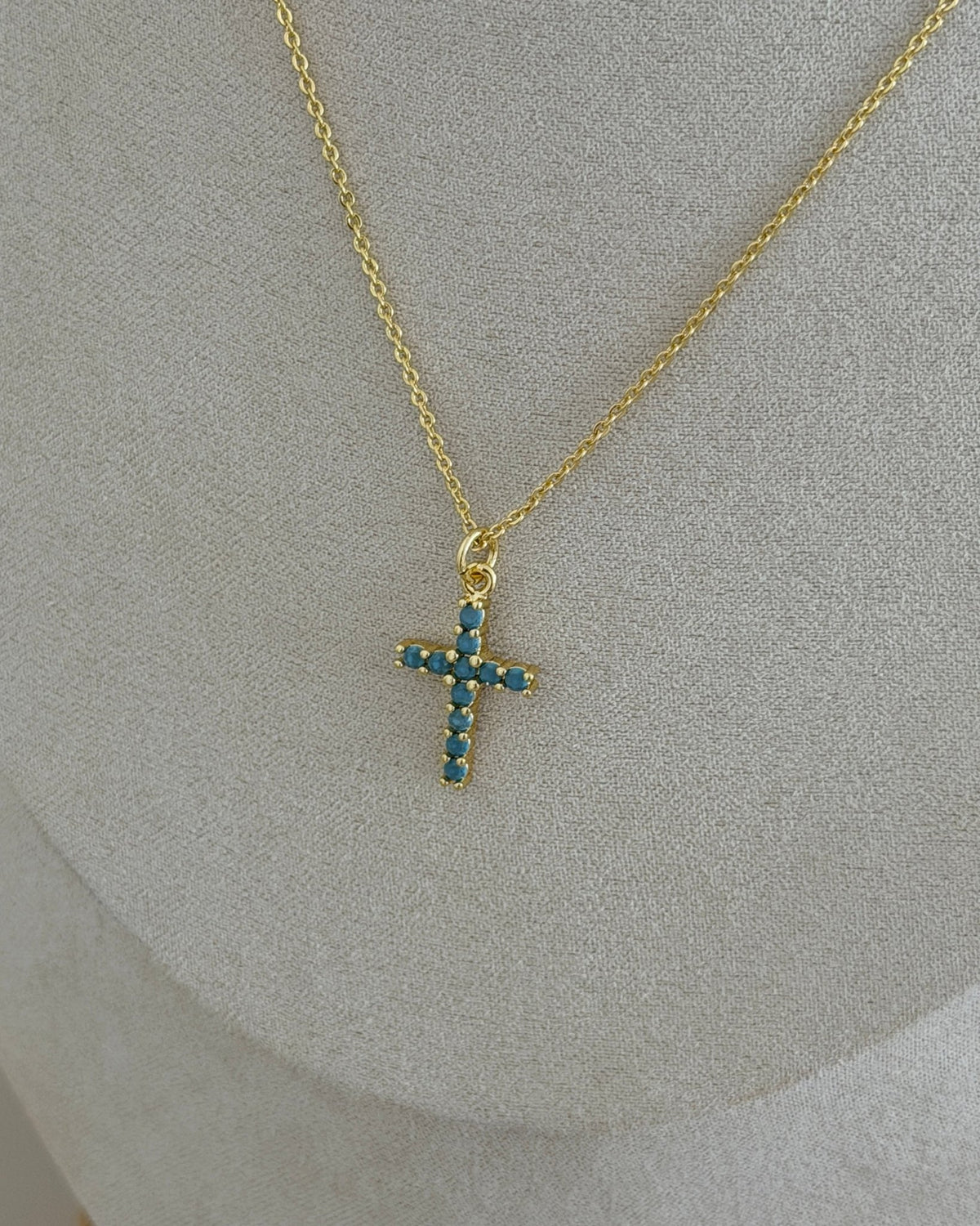 Turquoise Cross Necklace - Necklace | LimaLimón Store - 3