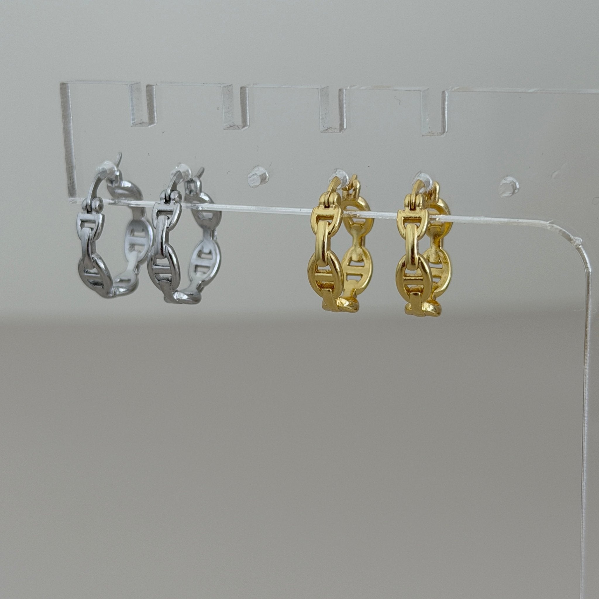 Twisted Mini Hoop Earrings - Earring | LimaLimón Store - 7