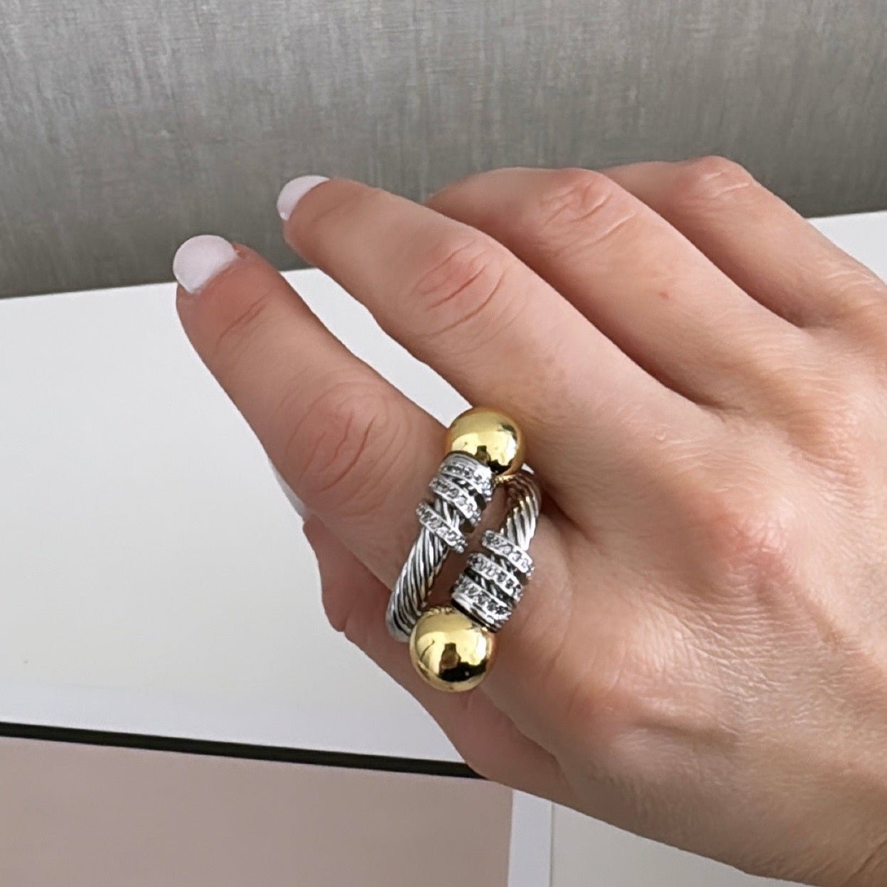 Two Tones Ring - ring jewelry | LimaLimón Store - 4
