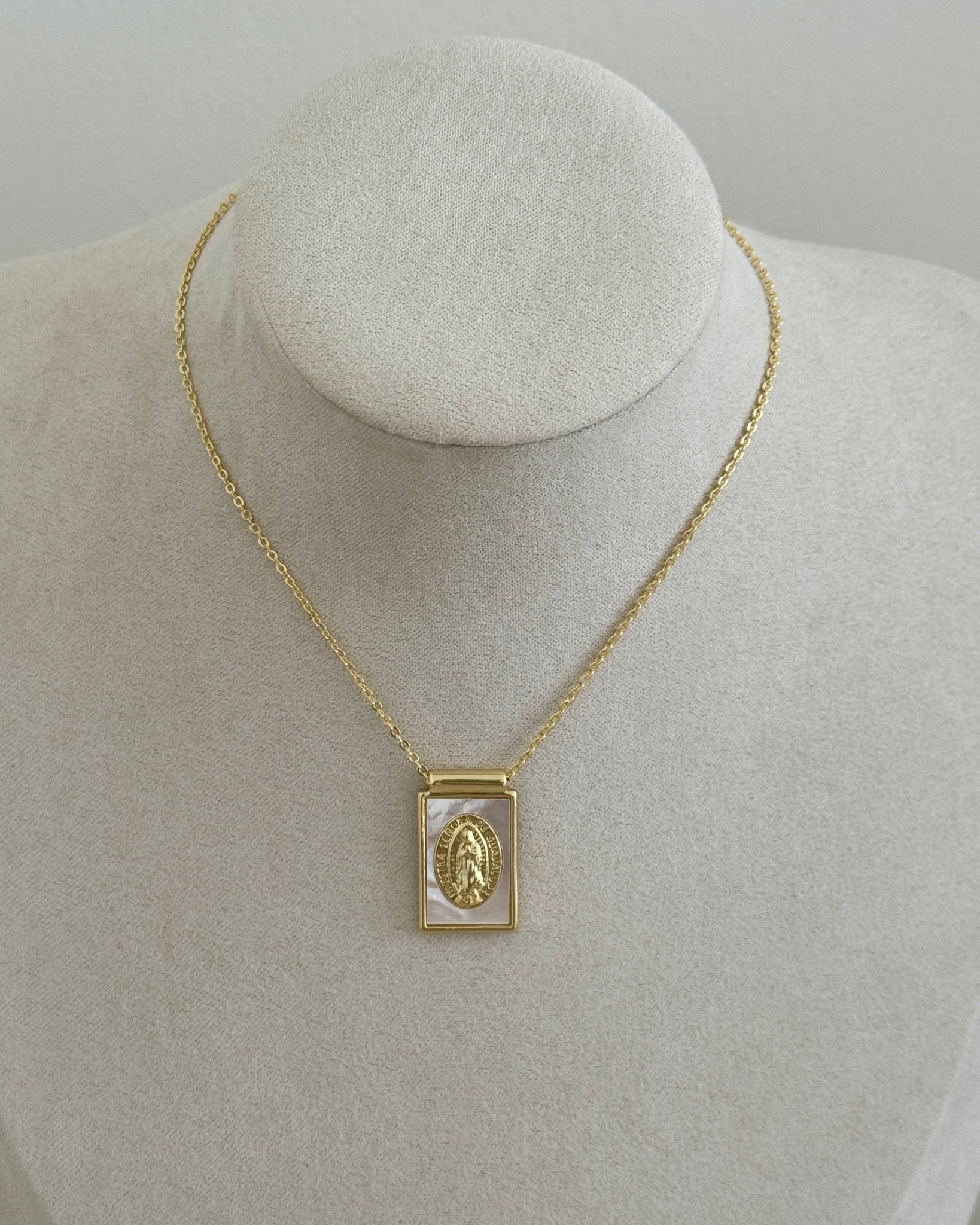 Virgin of Guadalupe Pendant Necklace - Necklace | LimaLimón Store - 5