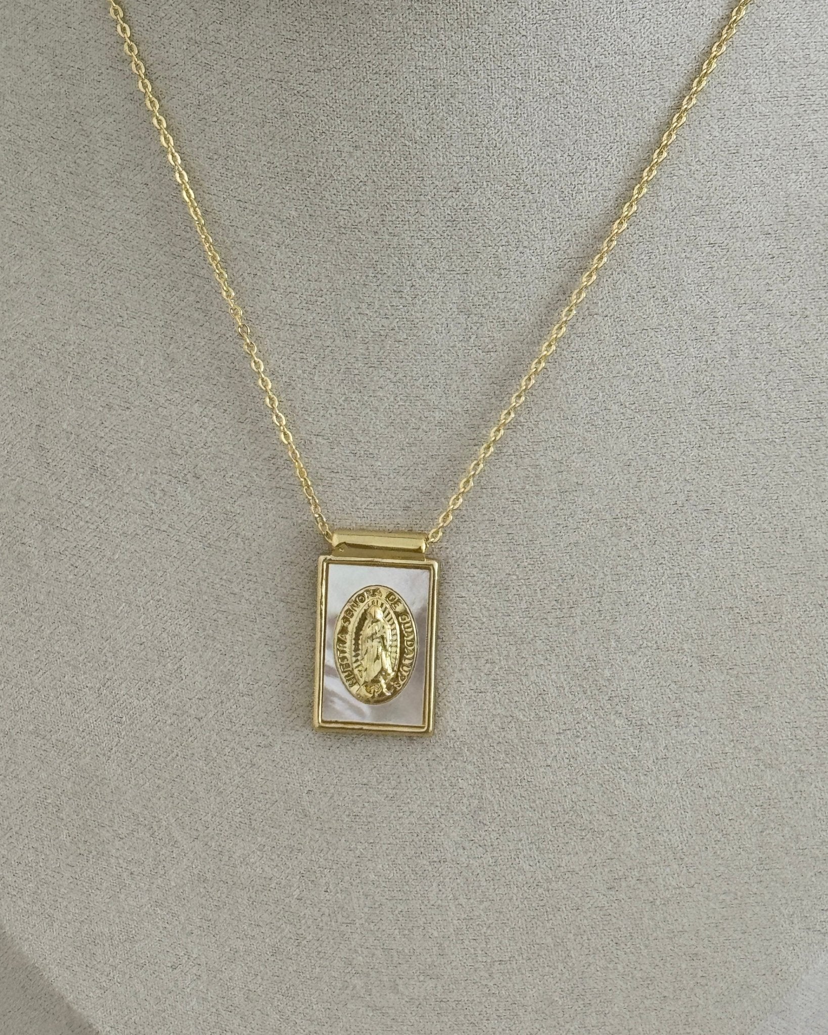 Virgin of Guadalupe Pendant Necklace - Necklace | LimaLimón Store - 3