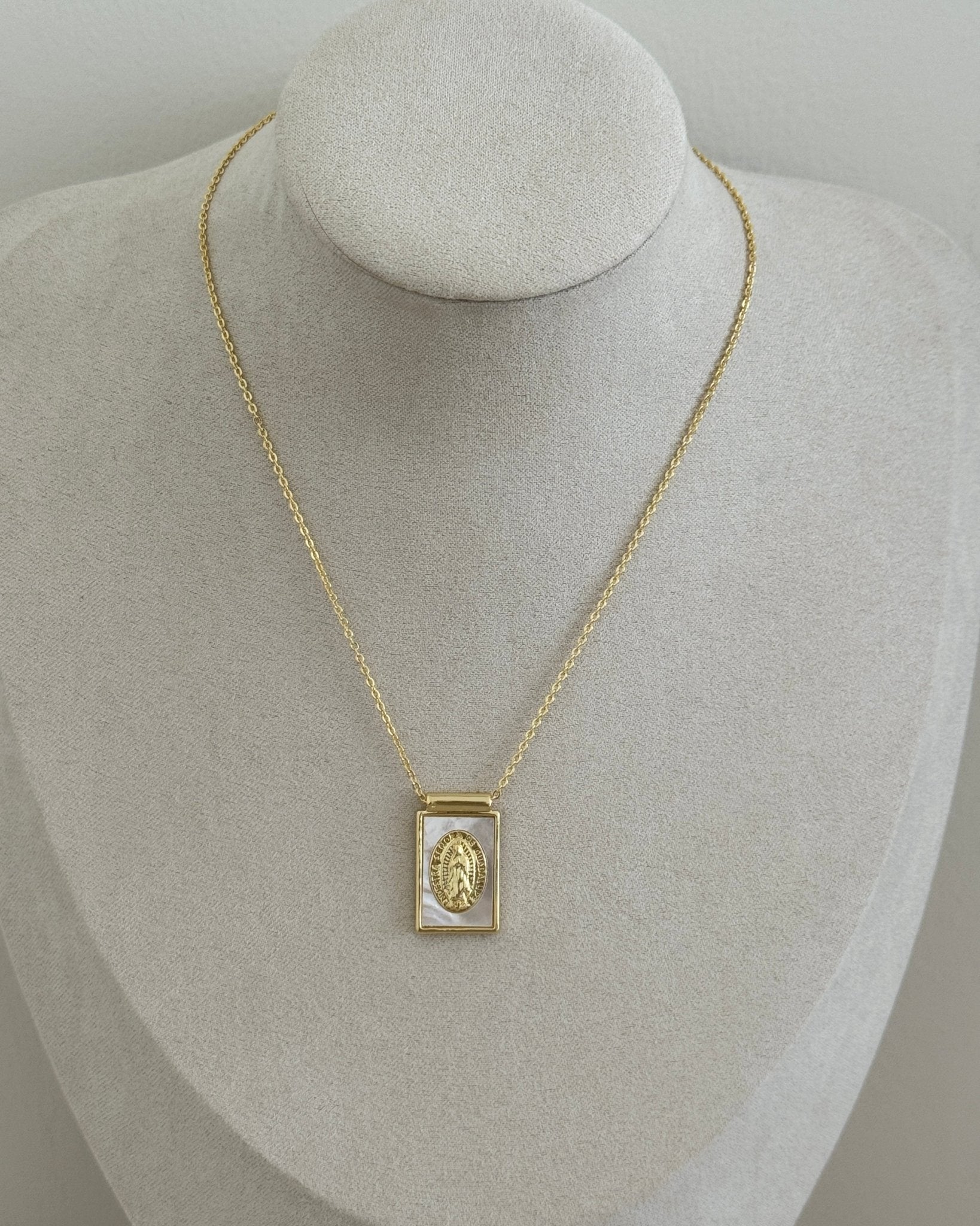 Virgin of Guadalupe Pendant Necklace - Necklace | LimaLimón Store - 1