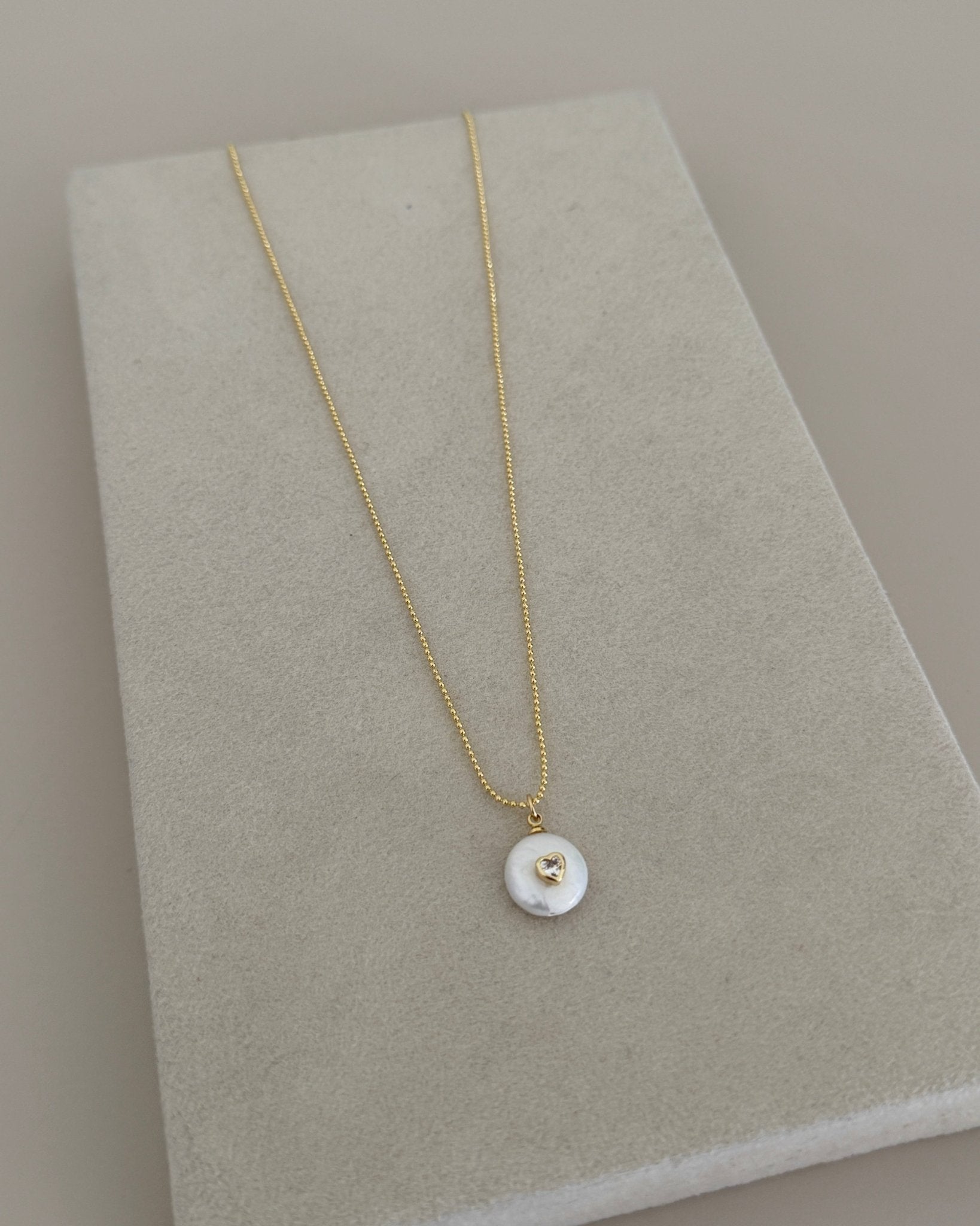 White Stone Adjustable Necklace - Necklace | LimaLimón Store - 4