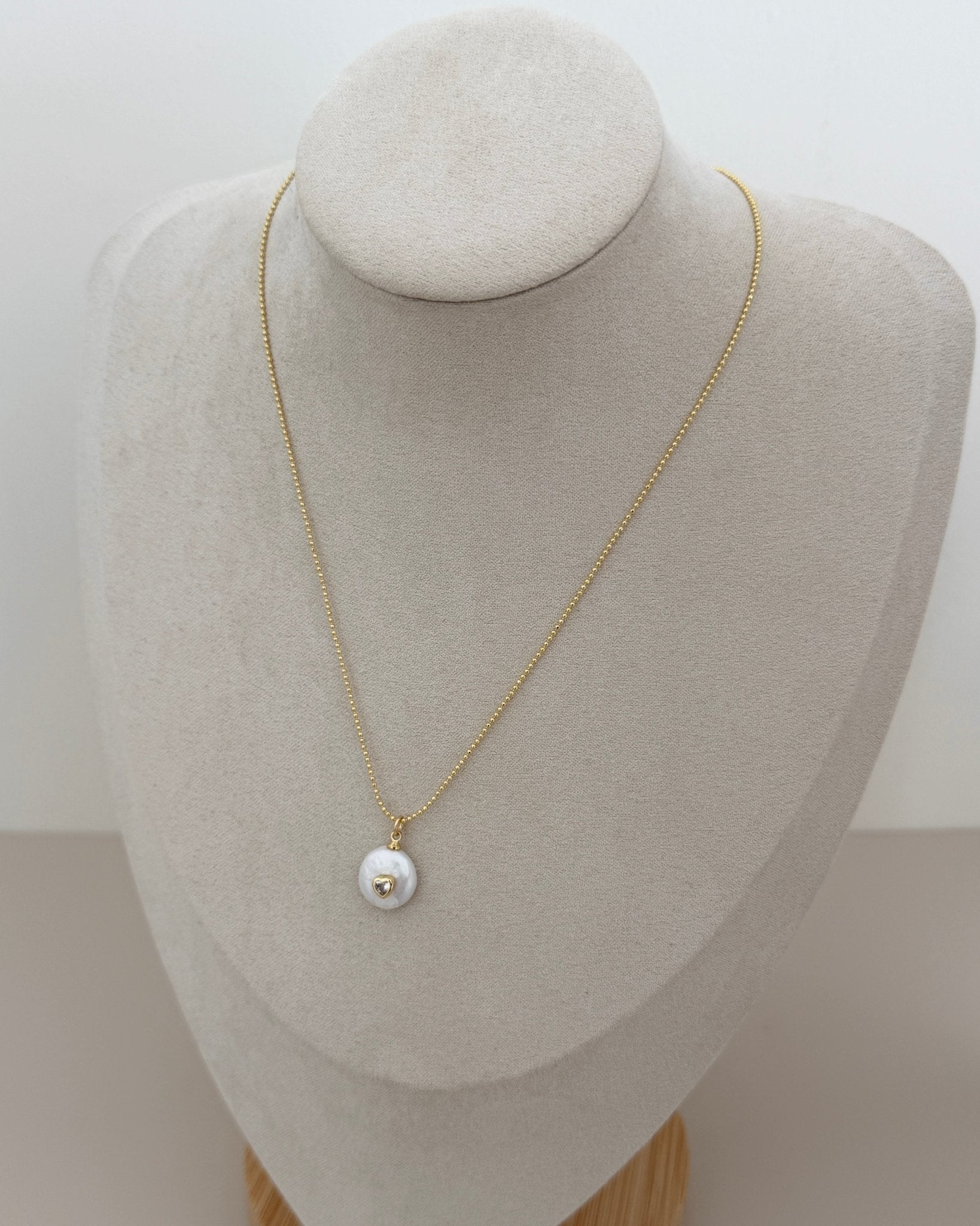 White Stone Adjustable Necklace - Necklace | LimaLimón Store - 2