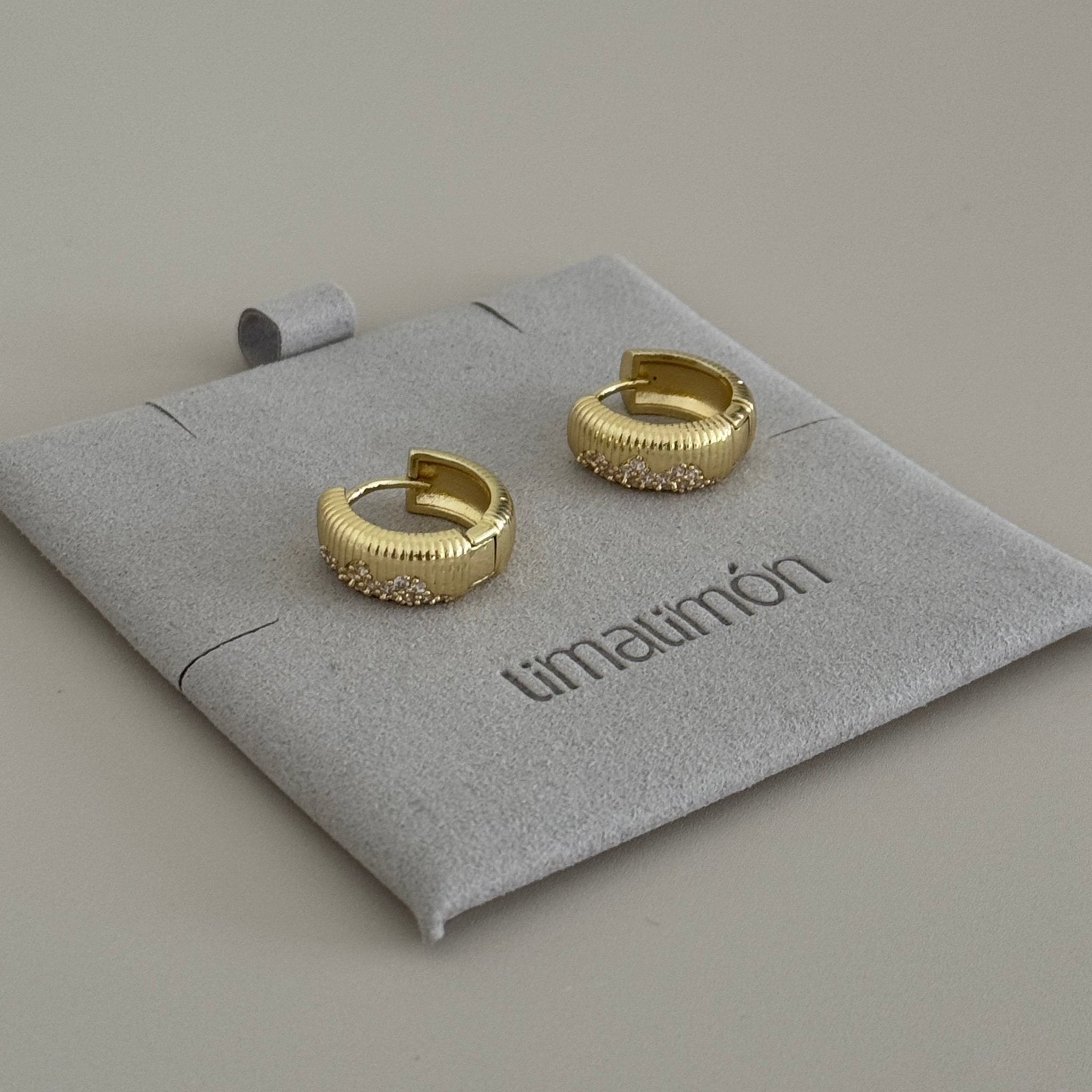 Zirconia Hoops - Earring | LimaLimón Store - 2