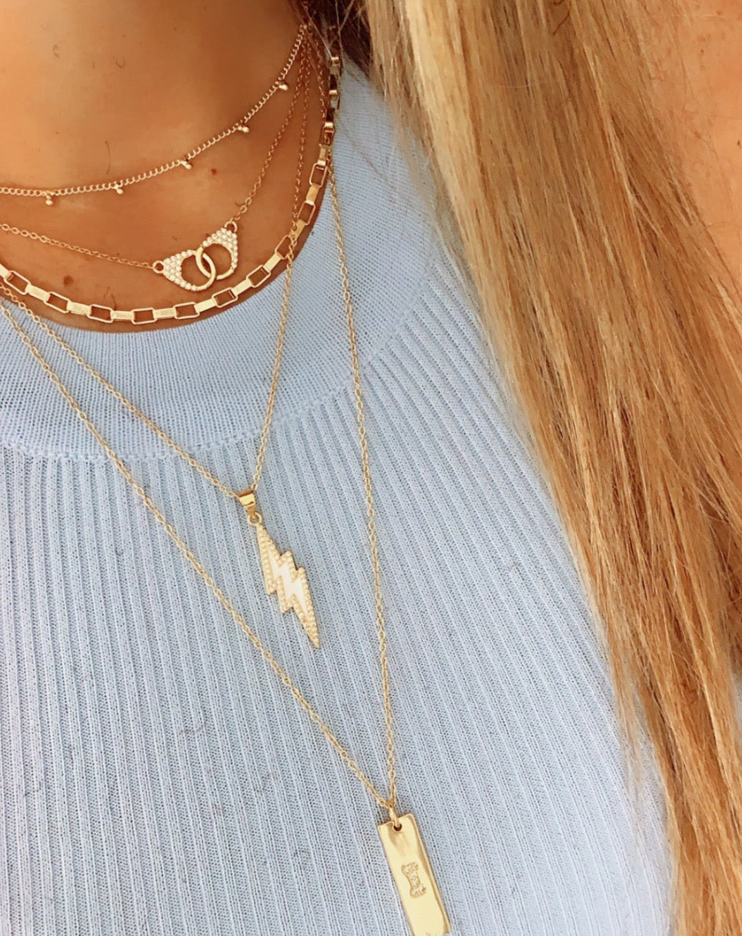 Pave Handcuffs Necklace - LimaLimón Store