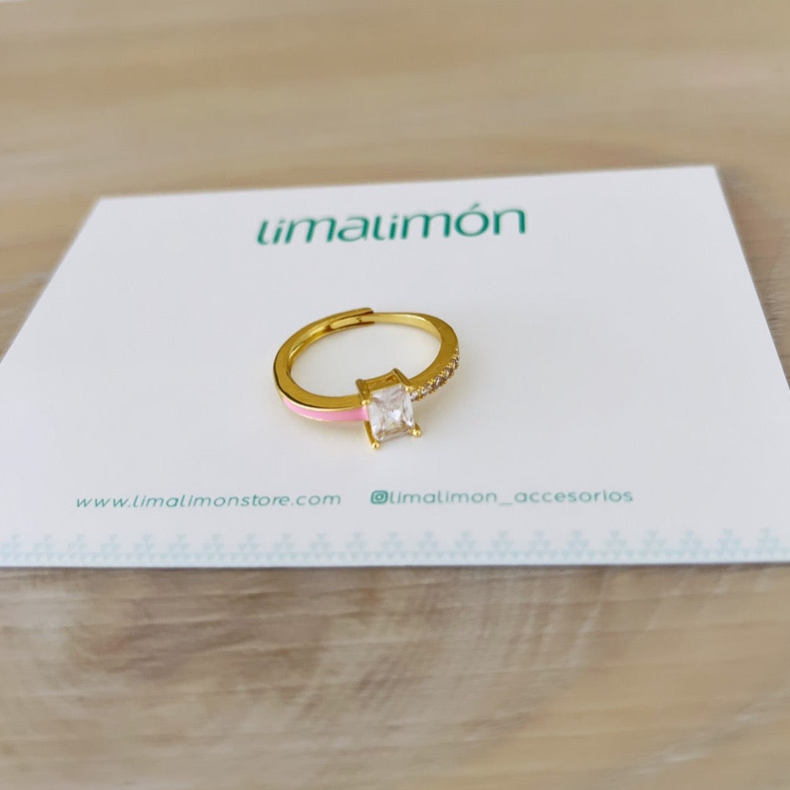 Tennis Enamel Ring - LimaLimón Store