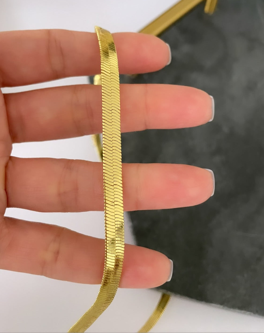 Herringbone Chaine Necklace - LimaLimón Store